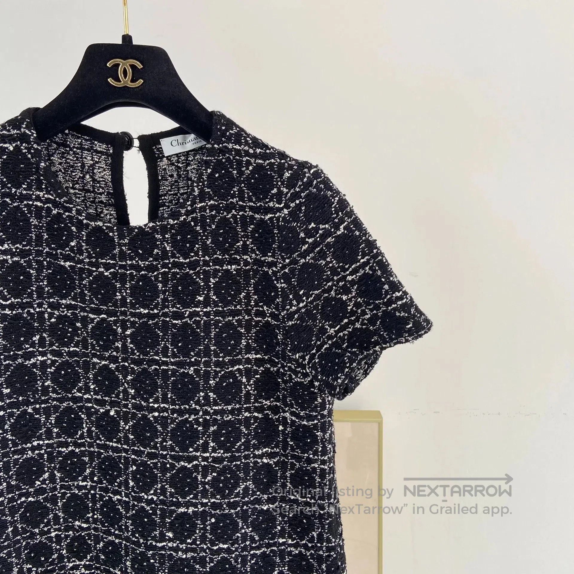 Dior Christian Dior Cannage Knit Dress F34. Size XXS / US 00 / IT 34 - 4 Thumbnail