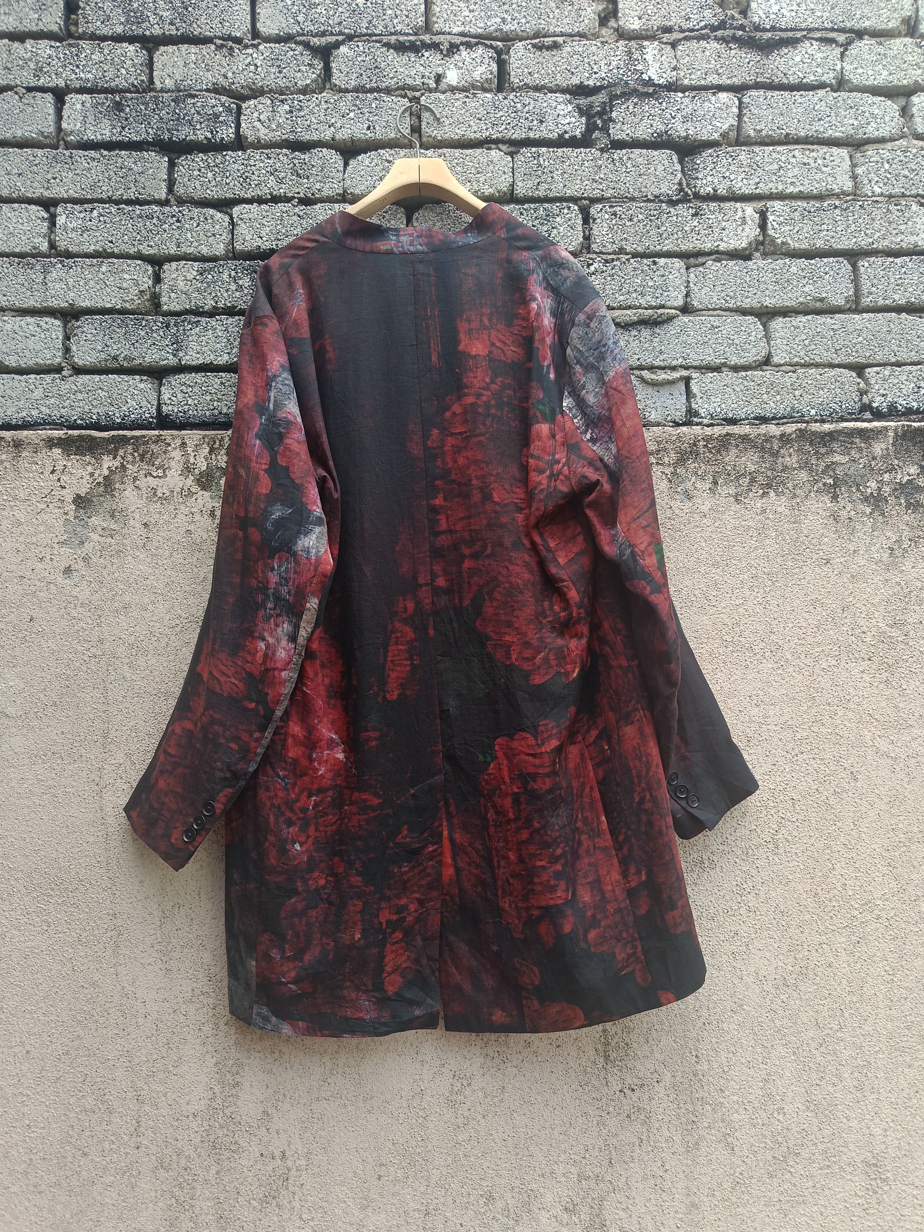 Ground Y SS2023 GROUNDY BY YOHJI YAMAMOTO FIREWORKS COLLARLESS JACKET Size US M / EU 48-50 / 2 - 3 Thumbnail