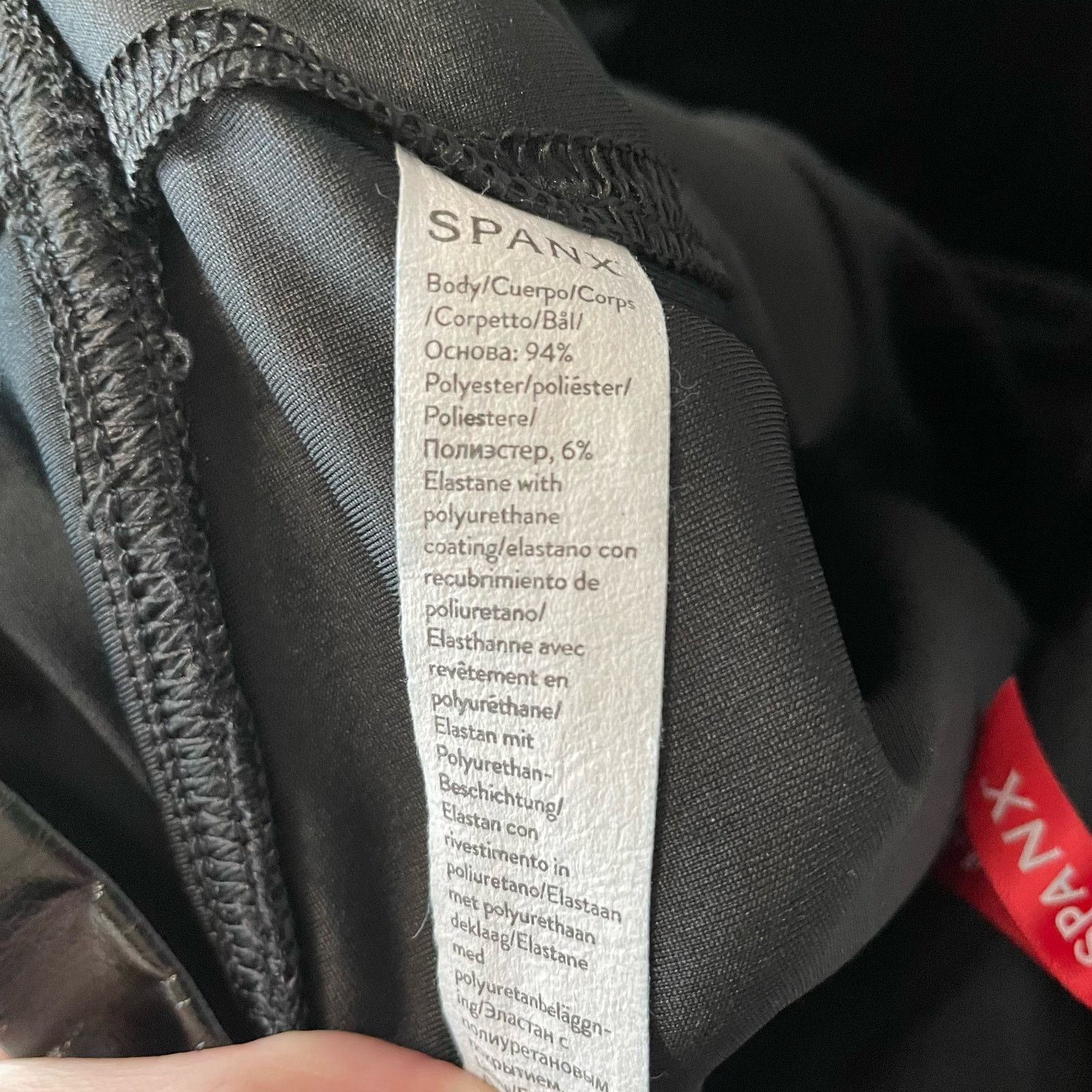 Spanx Spanx Faux Patent Leather Leggings XL Womens Pull On Shine Size 36" / US 14 / IT 50 - 5 Thumbnail