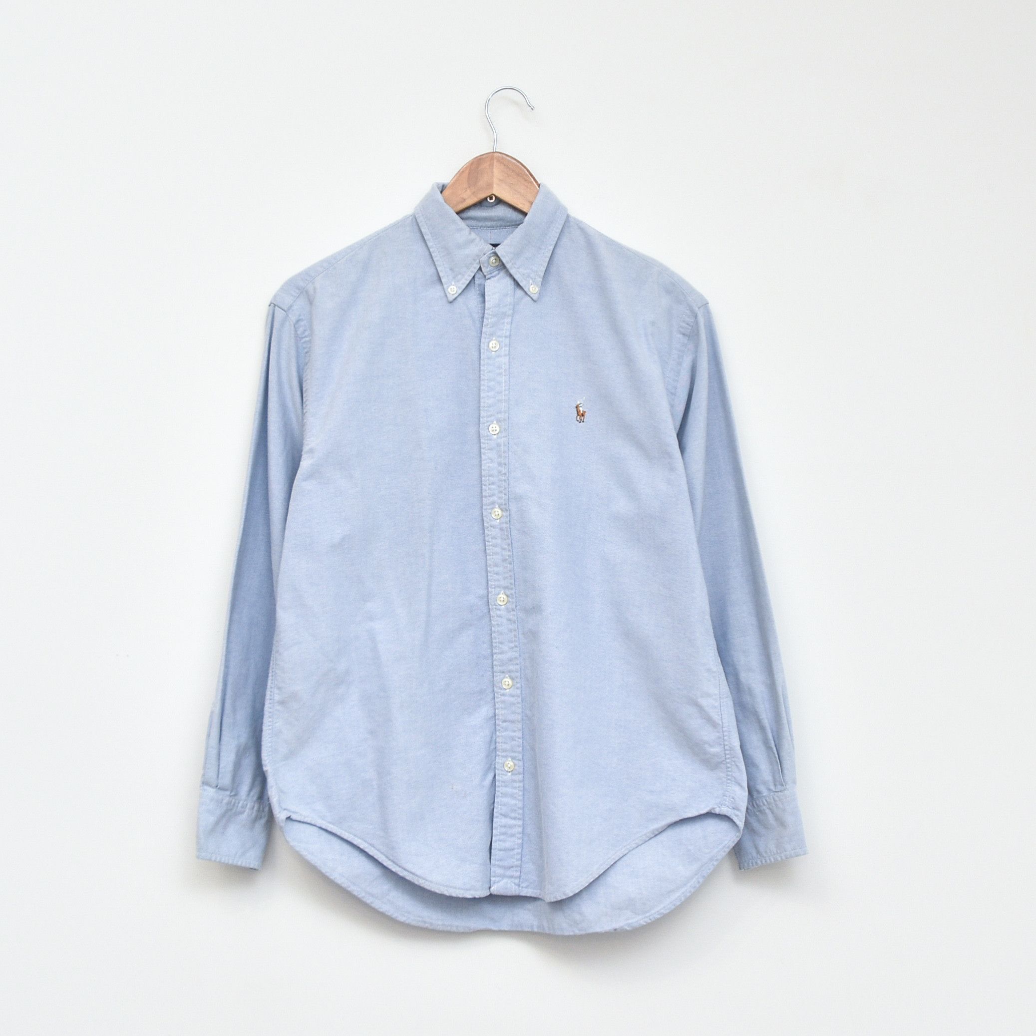 Ralph Lauren RALPH LAUREN Sport Light Blue Oxford Cotton Shirt Oversized Size S / US 4 / IT 40 - 1 Thumbnail