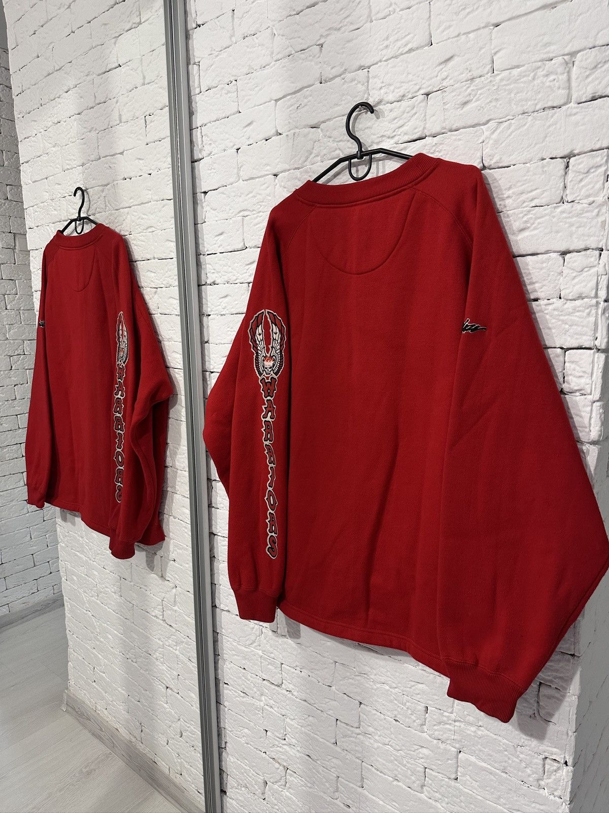 Other Vintage Johnny Blaze Warriors Sweatshirt XL Red Rare 90s Size US XL / EU 56 / 4 - 16 Thumbnail
