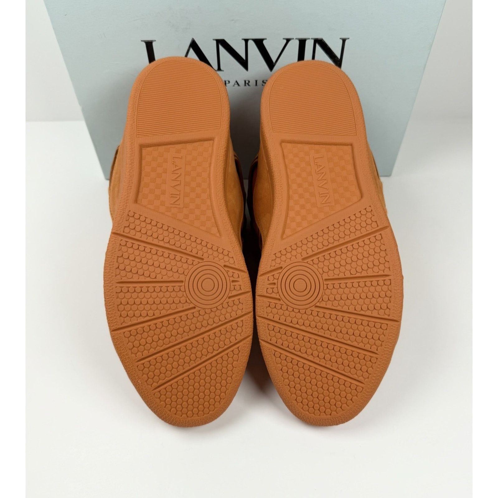 Lanvin Size 13- Lanvin Curb Mango Orange Sneakers NEW/RETAIL $1K Size US 13 / EU 46 - 7 Thumbnail