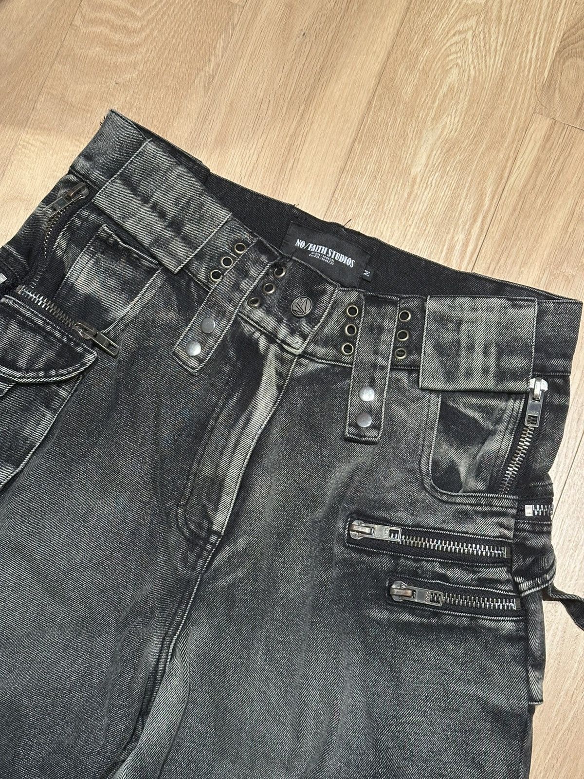 No Faith Studios No Faith Studios | Classic Cargo - Green Black Size US 32 / EU 48 - 4 Thumbnail