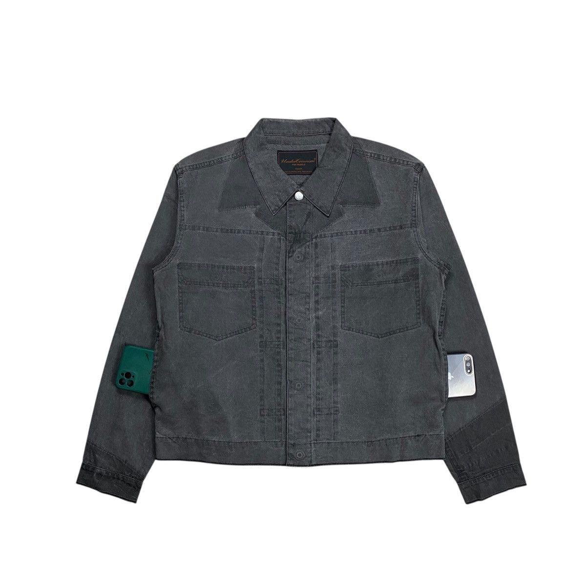 Undercover Undercoverism SS03 Scab Giz Logo Denim Jacket Size US M / EU 48-50 / 2 - 2 Thumbnail