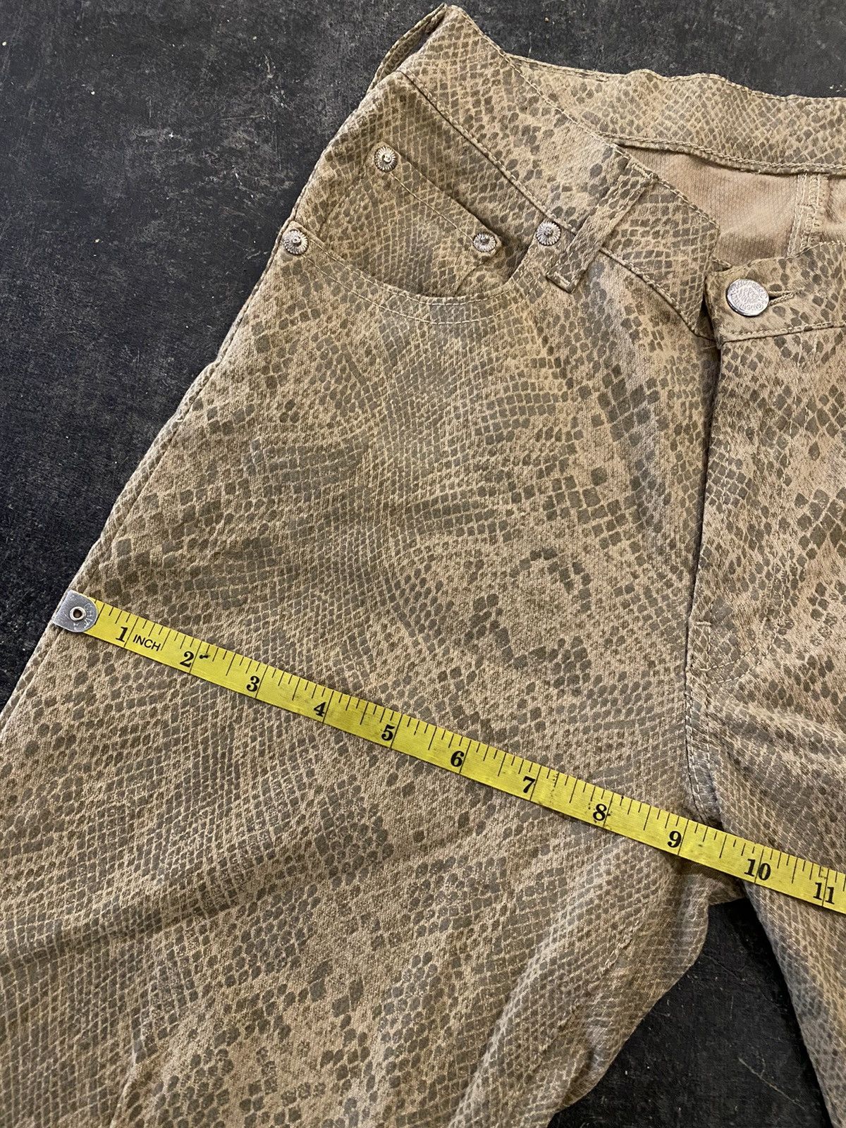Hysteric Glamour × If Six Was Nine × Le Grande Bleu (L.G.B.) Cimarron snakeskin ifsixwasnine punk style Jeans Size US 27 - 15 Thumbnail