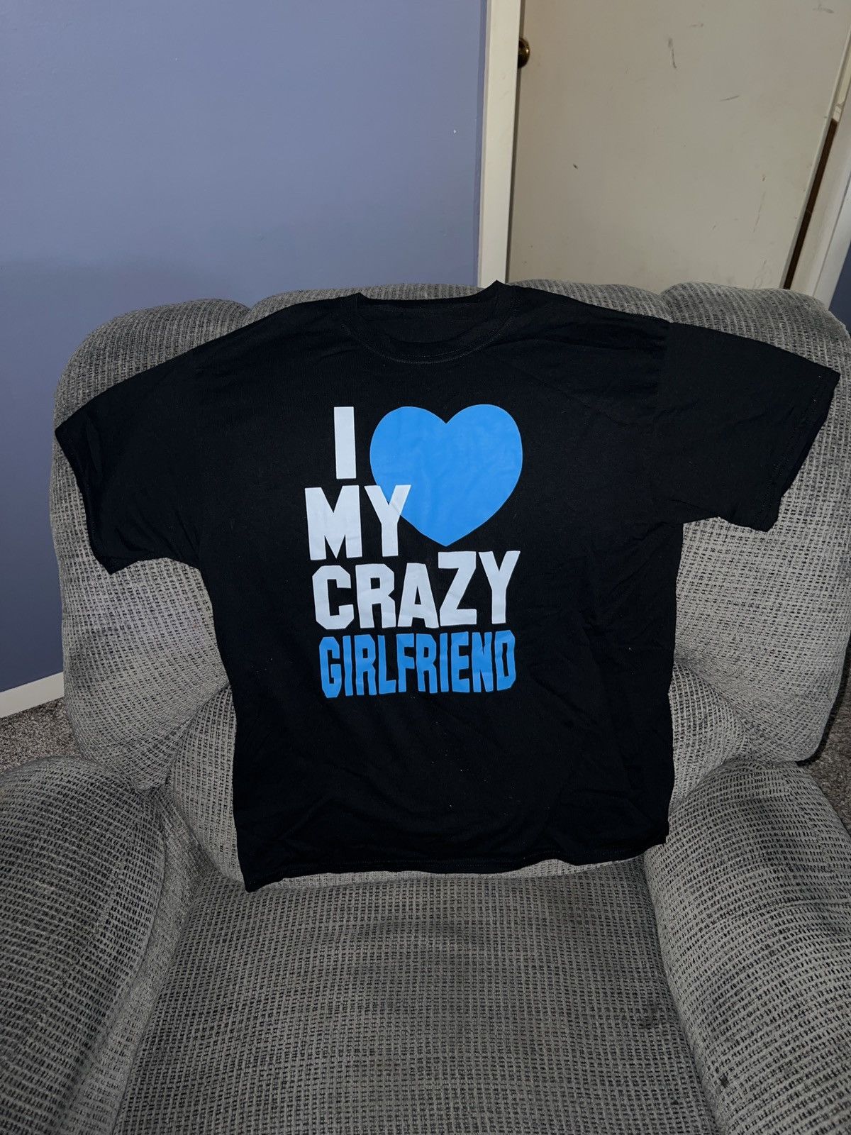 Hypebeast I ❤️ My Crazy Girlfriend Tee Size US L / EU 52-54 / 3 - 1 Thumbnail