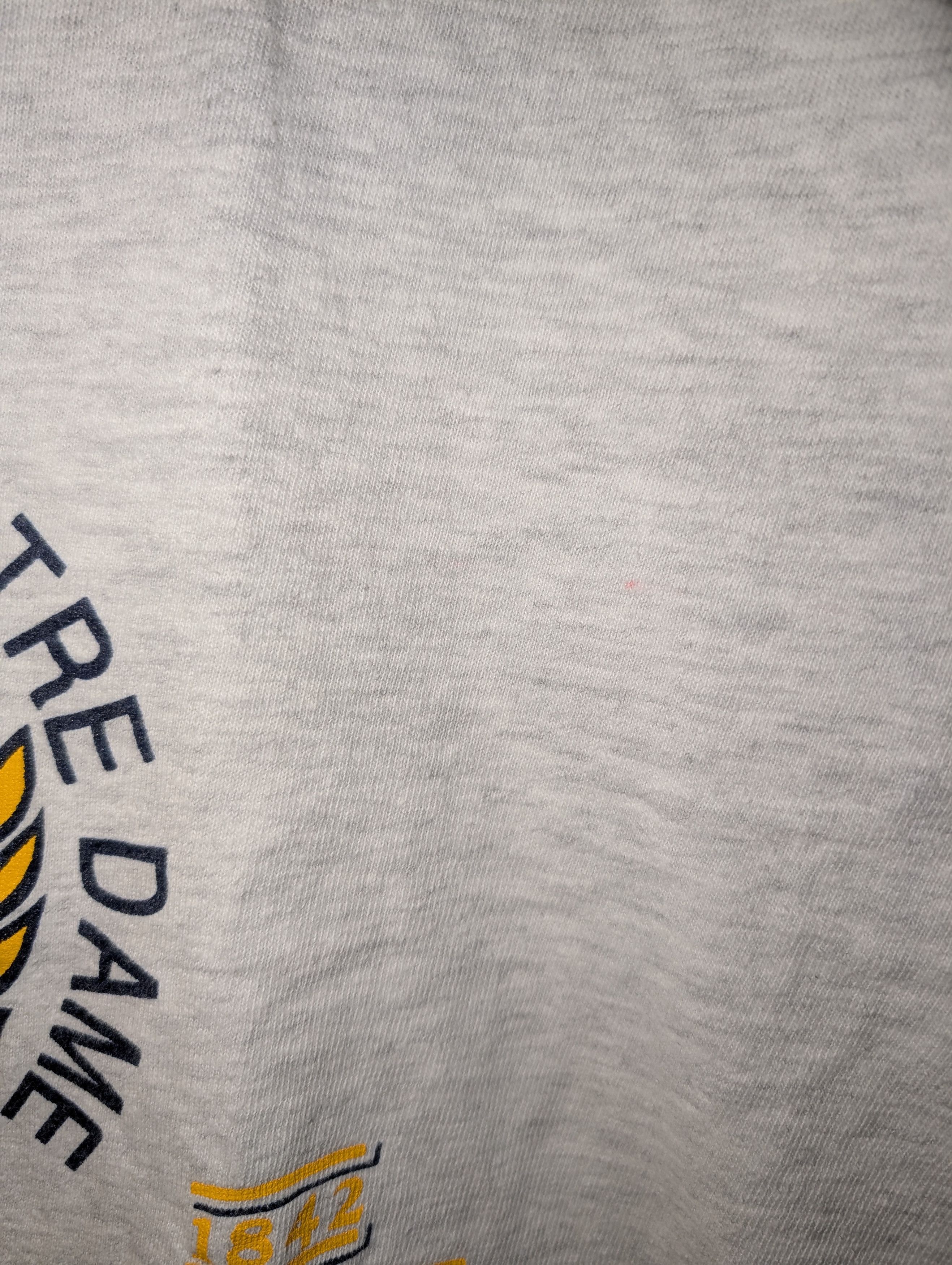 Champion Vintage 90s Notre Dame University Fighting Irish T-Shirt Size US XL / EU 56 / 4 - 6 Thumbnail