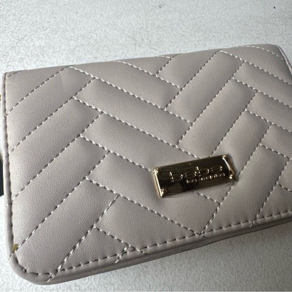 Bebe NWT BEBE SOPHIA CROSSBODY SMALL CHALK Size ONE SIZE - 2 Thumbnail
