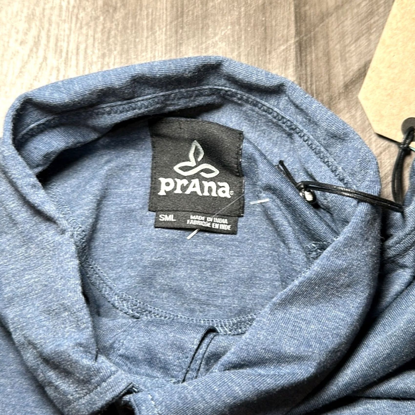 Prana Prana Jersey Pocket Polo Shirt - Small Men Blue Denim Heather NWT Size US S / EU 44-46 / 1 - 7 Thumbnail