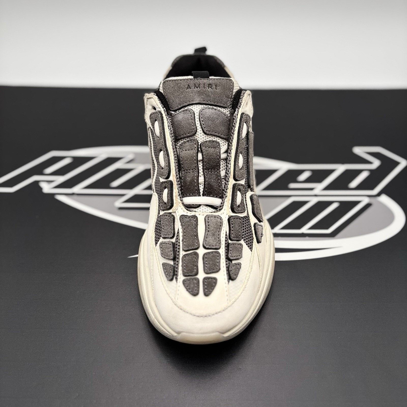 Amiri Amiri Bone Runner ' White, Beige, Grey ' | GOOD CONDITION! Size US 9 / EU 42 - 14 Thumbnail