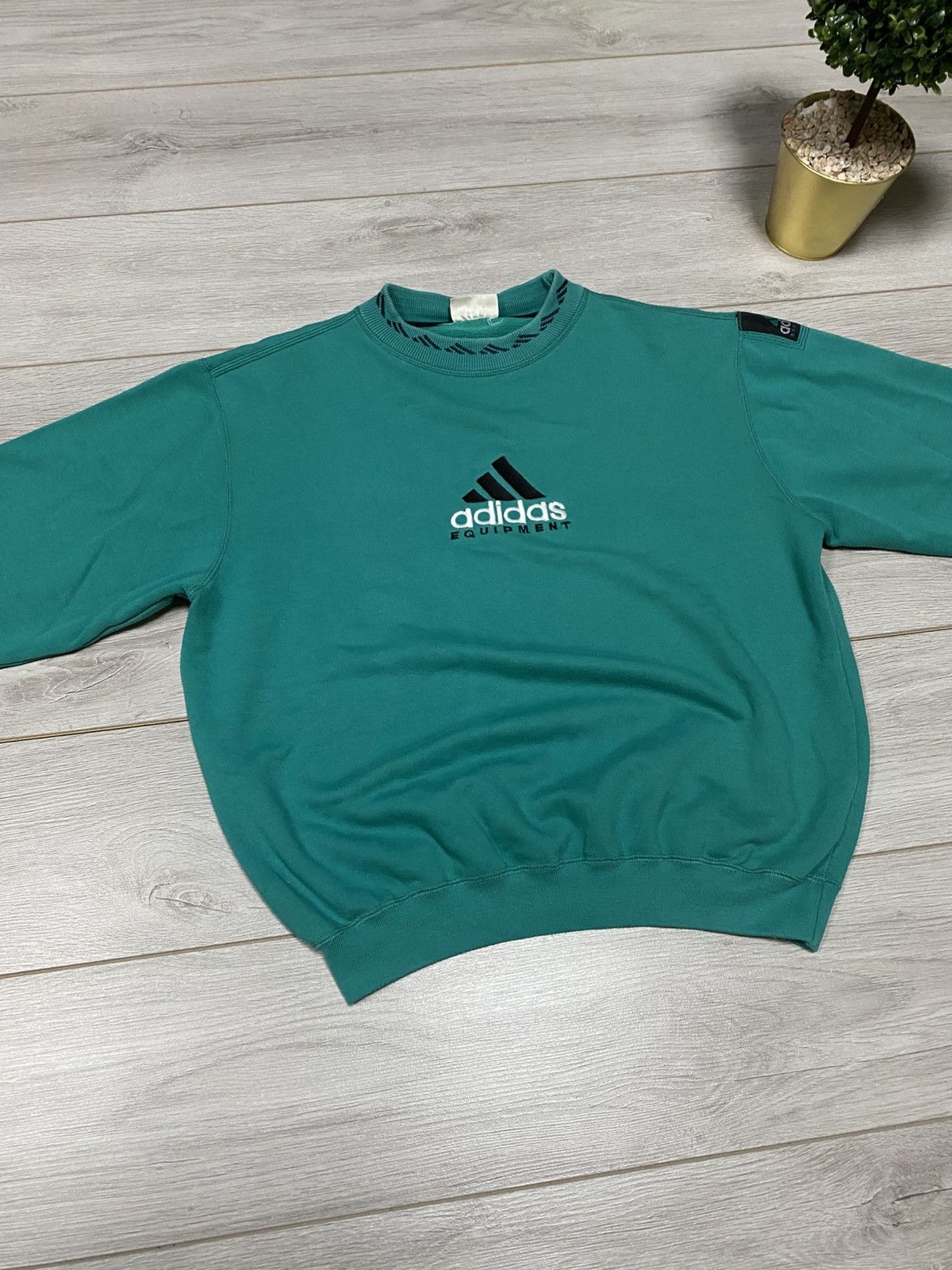 Adidas Adidas Equipment 90s monogram vintage sweatshirt big logo Size US M / EU 48-50 / 2 - 3 Thumbnail