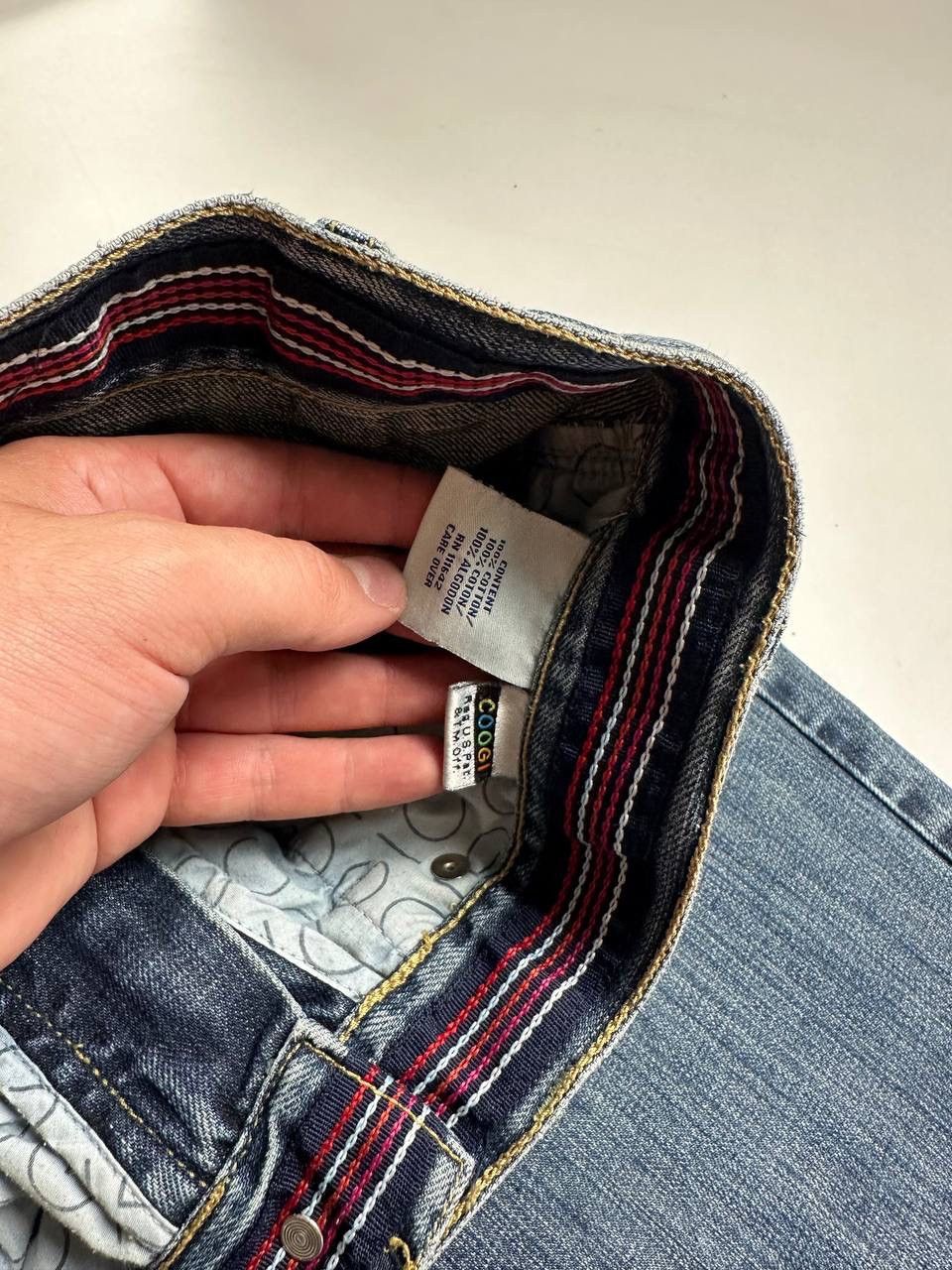 Coogi Vintage 00s COOGI Washed Faded Wide Baggy Jeans Y2K 🔥 Size US 34 / EU 50 - 7 Thumbnail