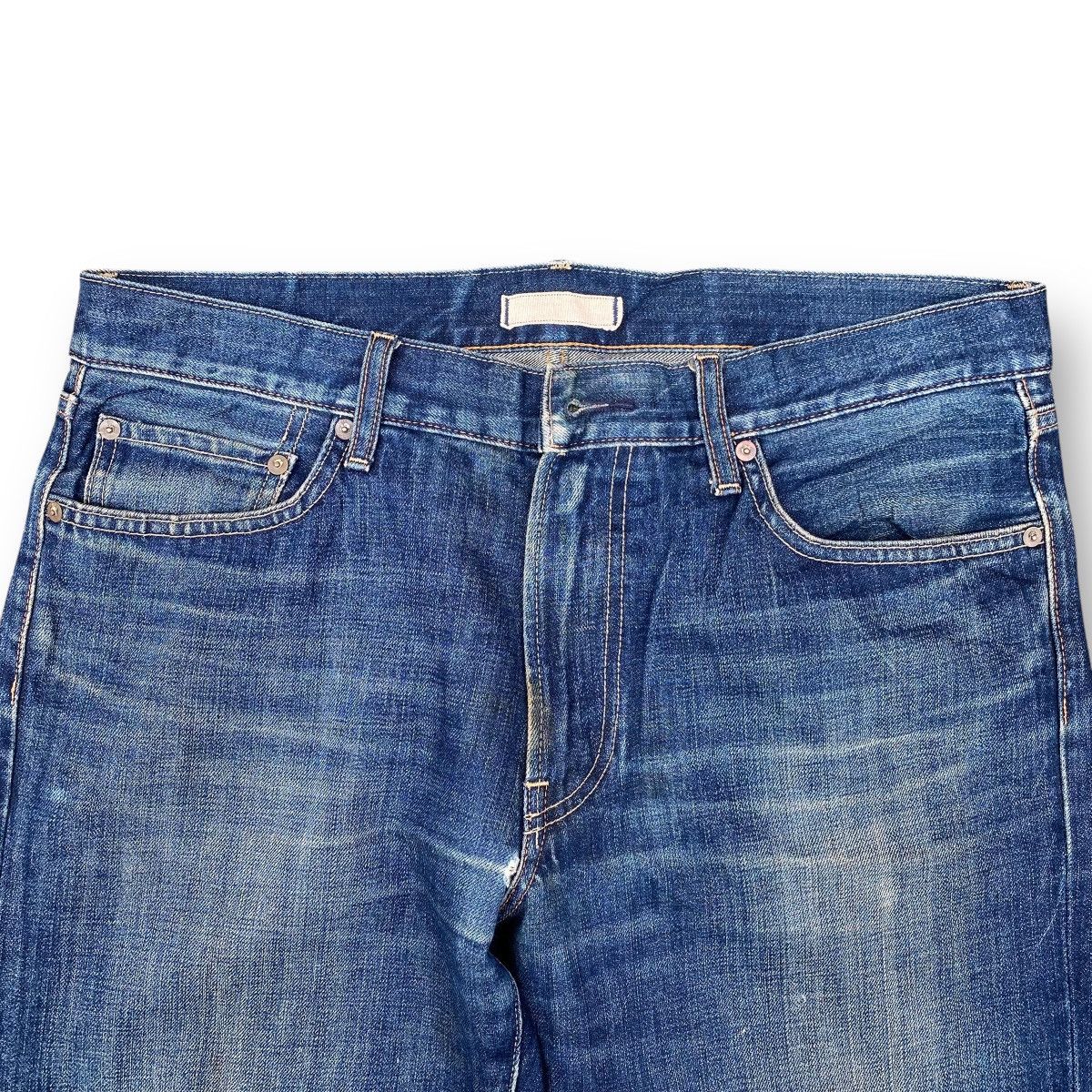 Japanese Brand × Uniqlo Vintage Style Uniqlo Japanese Brand Blue Denim Jeans. #D8 Size US 34 / EU 50 - 2 Thumbnail