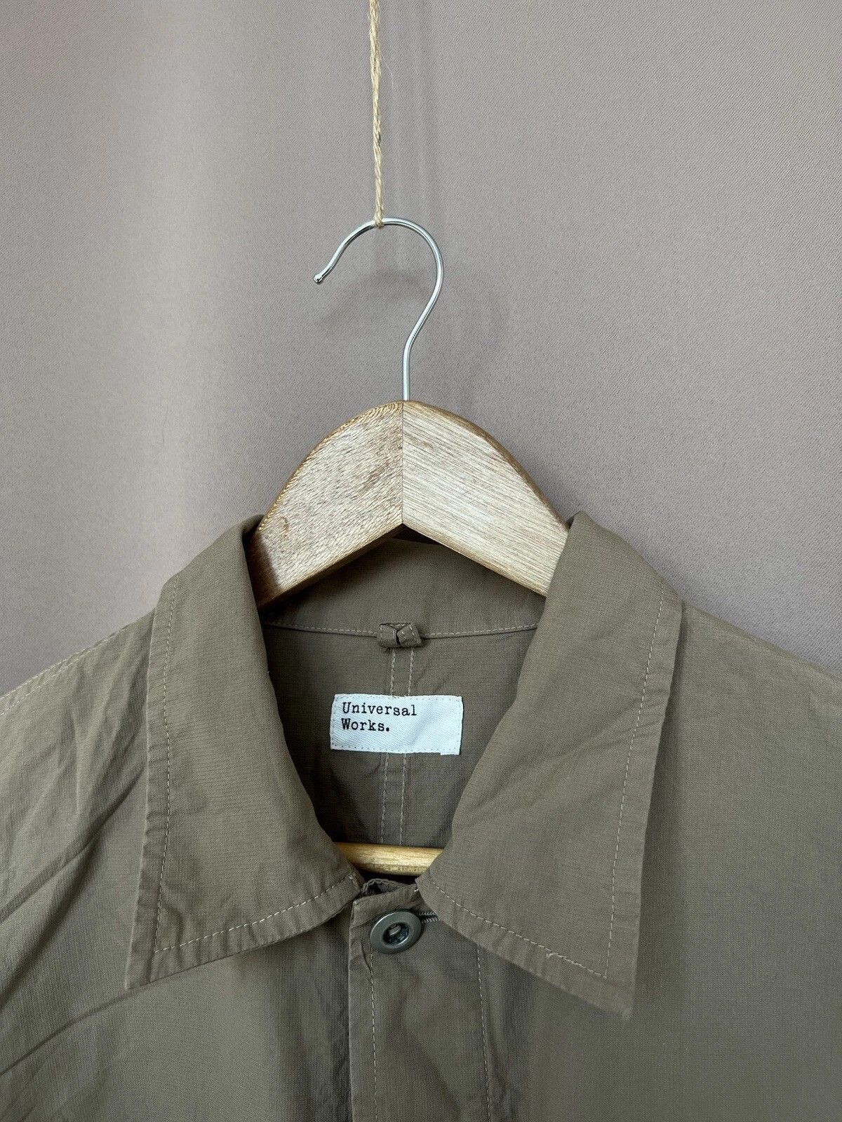 Universal Works Universal Works Button Shirt Mens Size M Beige Overshirt Size US M / EU 48-50 / 2 - 12 Thumbnail