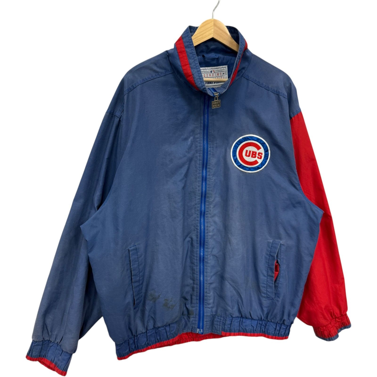 Vintage Vintage Chicago Cubs Logo MLB Bomber Jacket XL Size US XL / EU 56 / 4 - 4 Thumbnail