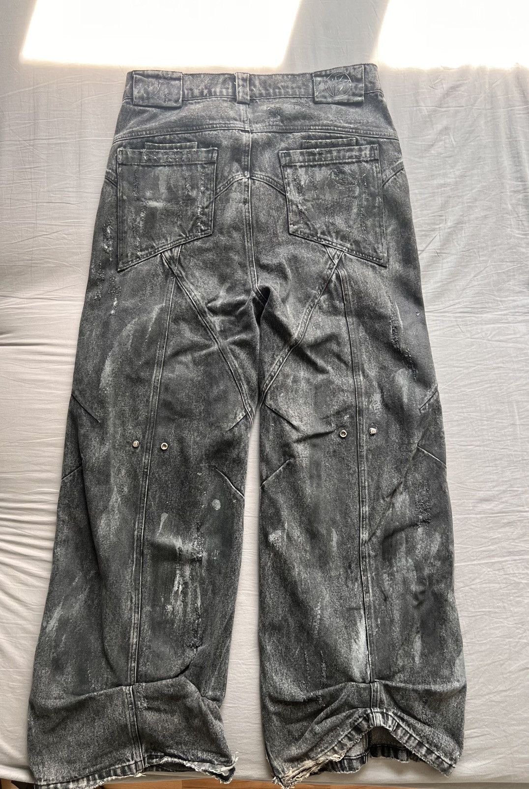 Other Nofaithstudio black artisanal dune denim Size US 34 / EU 50 - 5 Thumbnail
