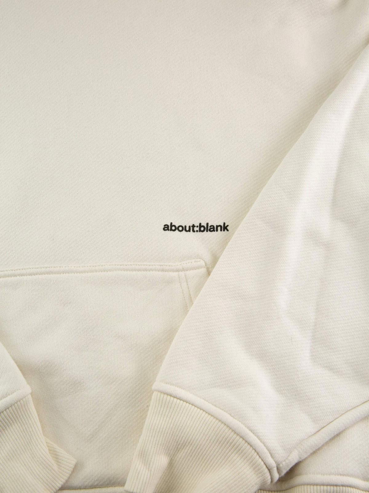 About:Blank about:blank Mens drop:seven White Hoodie Medium White Size US M / EU 48-50 / 2 - 5 Thumbnail