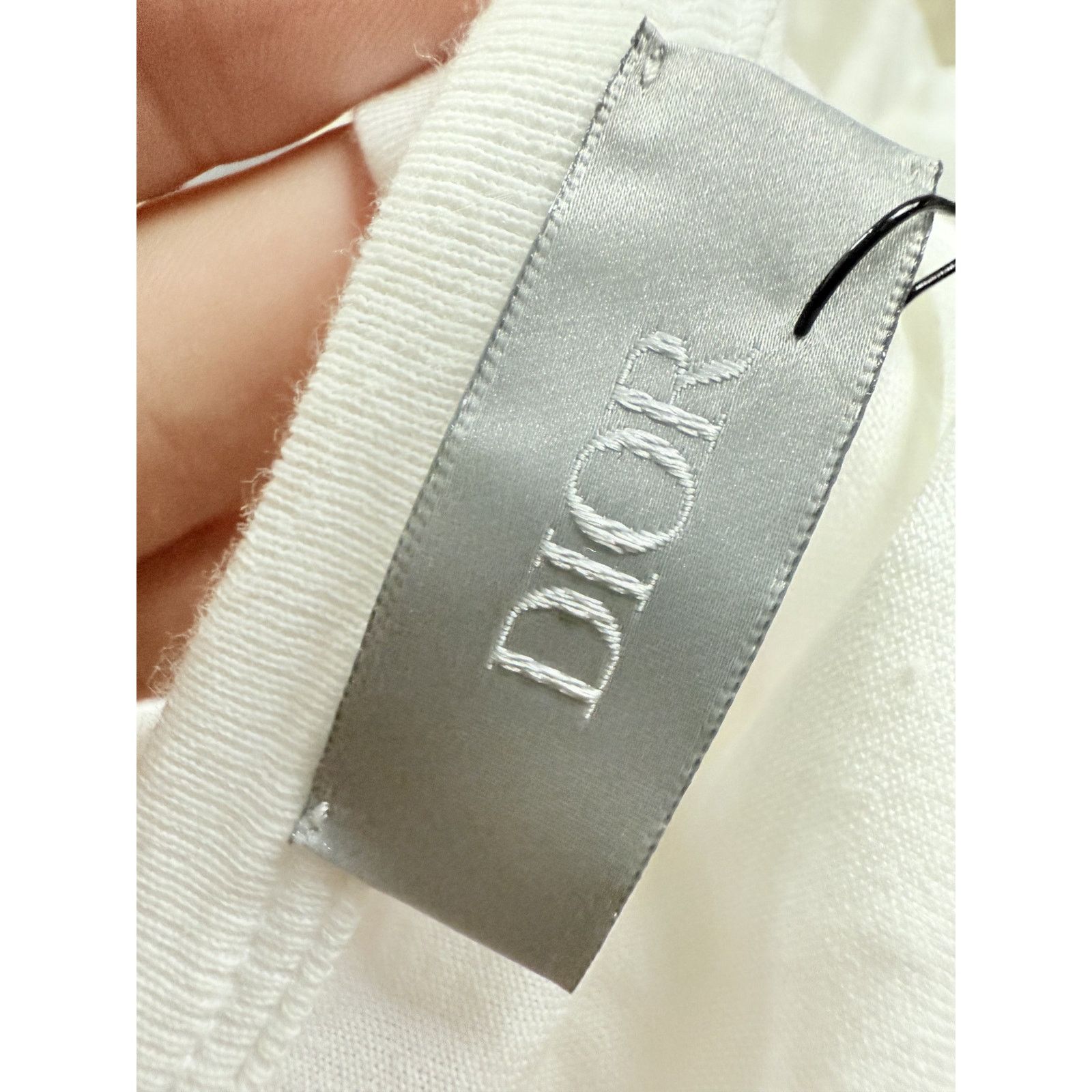 Dior Dior Stitch Logo Tee Used Large Size US L / EU 52-54 / 3 - 6 Thumbnail