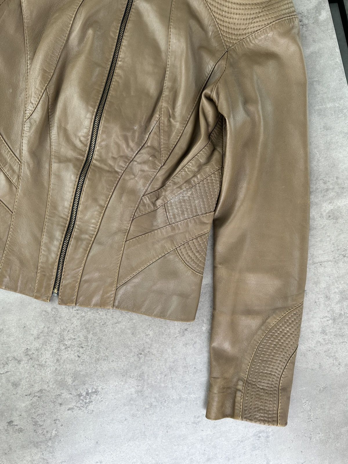 Japanese Brand Vintage Leather Jacket Size S / US 4 / IT 40 - 6 Thumbnail