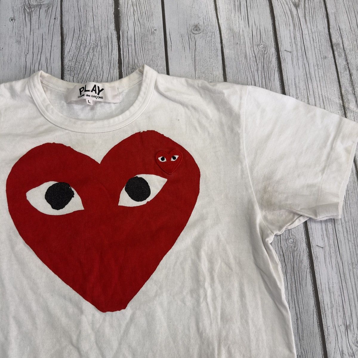 Comme des Garcons PLAY Comme des Garçons Play tee Size US L / EU 52-54 / 3 - 3 Thumbnail