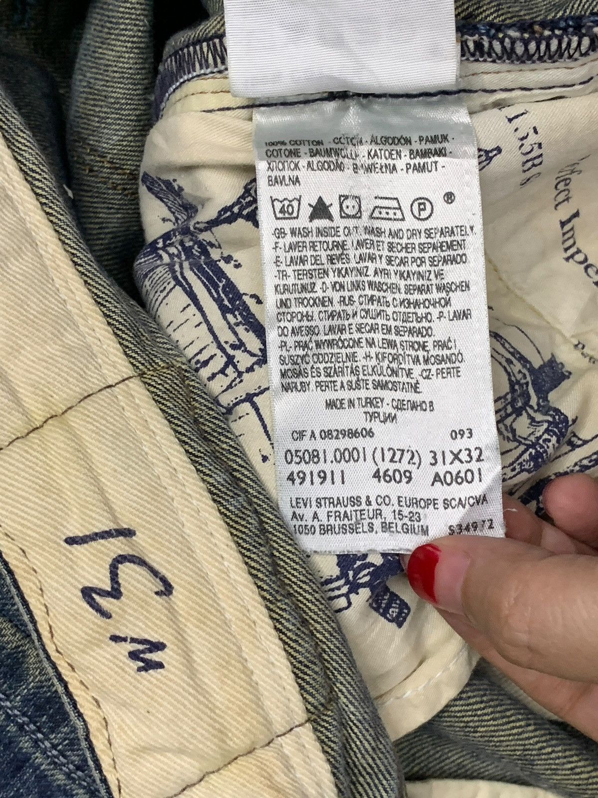 Levi's × Levi's Made & Crafted × Levi's Vintage Clothing Vintage Levis Made And Crafted Talon Zipper Distressed Jeans Size US 31 - 10 Thumbnail