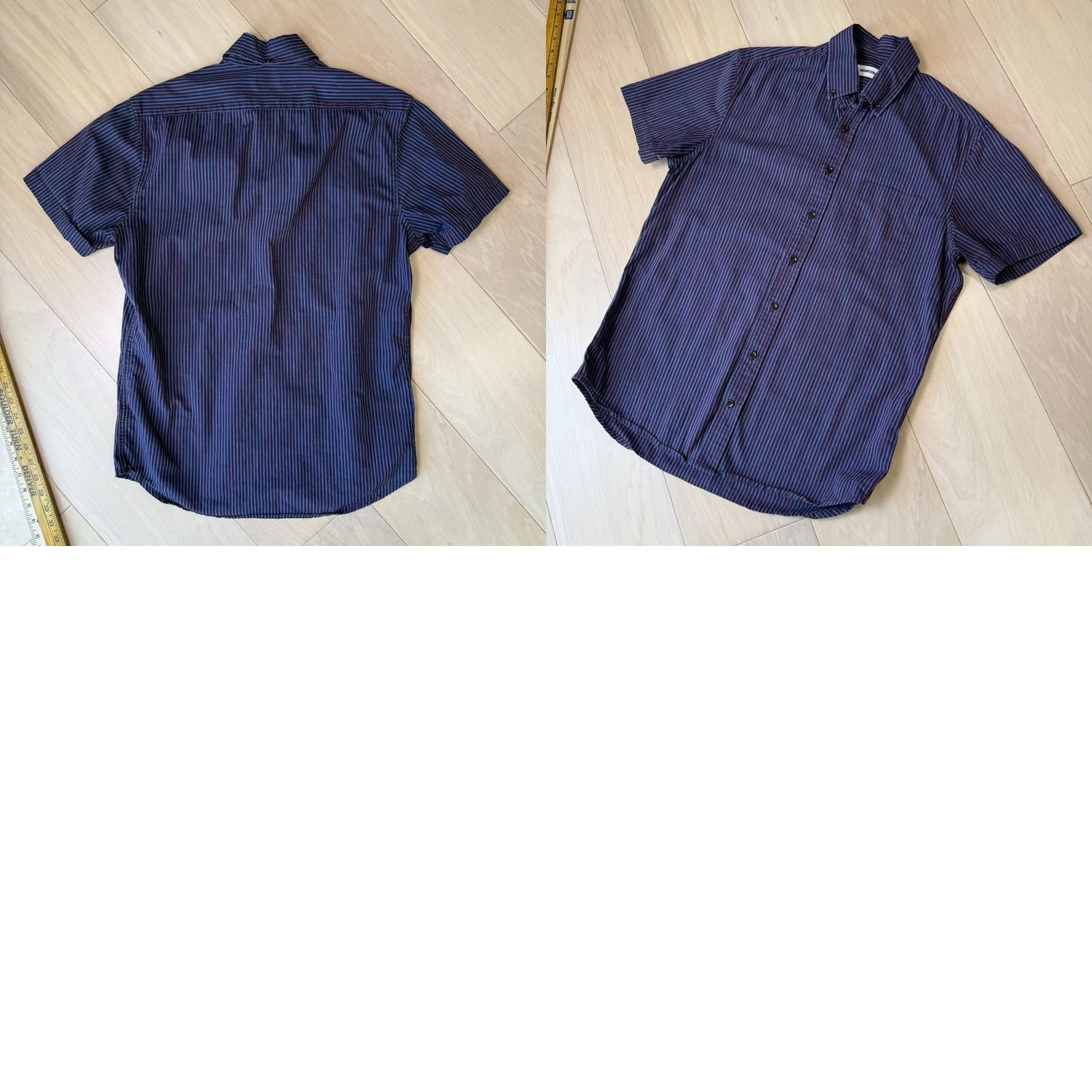Taylor Stitch Taylor Stitch Short Sleeve Jack Shirt 38 Multicolor Striped Cotton Button-Up Size US M / EU 48-50 / 2 - 8 Thumbnail