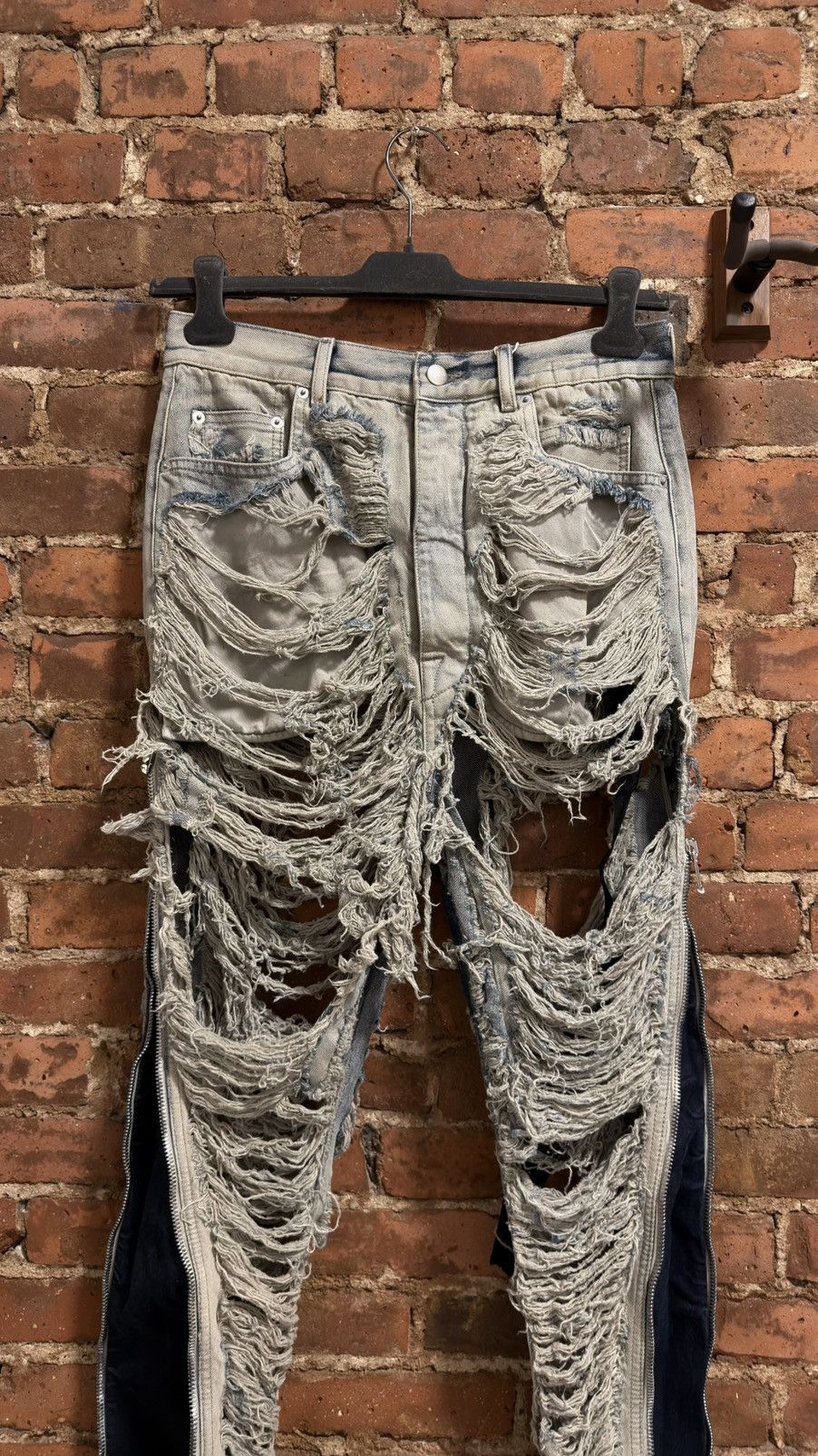 Rick Owens BNWT Rick Owens shredded bolan banana Size US 30 / EU 46 - 3 Thumbnail