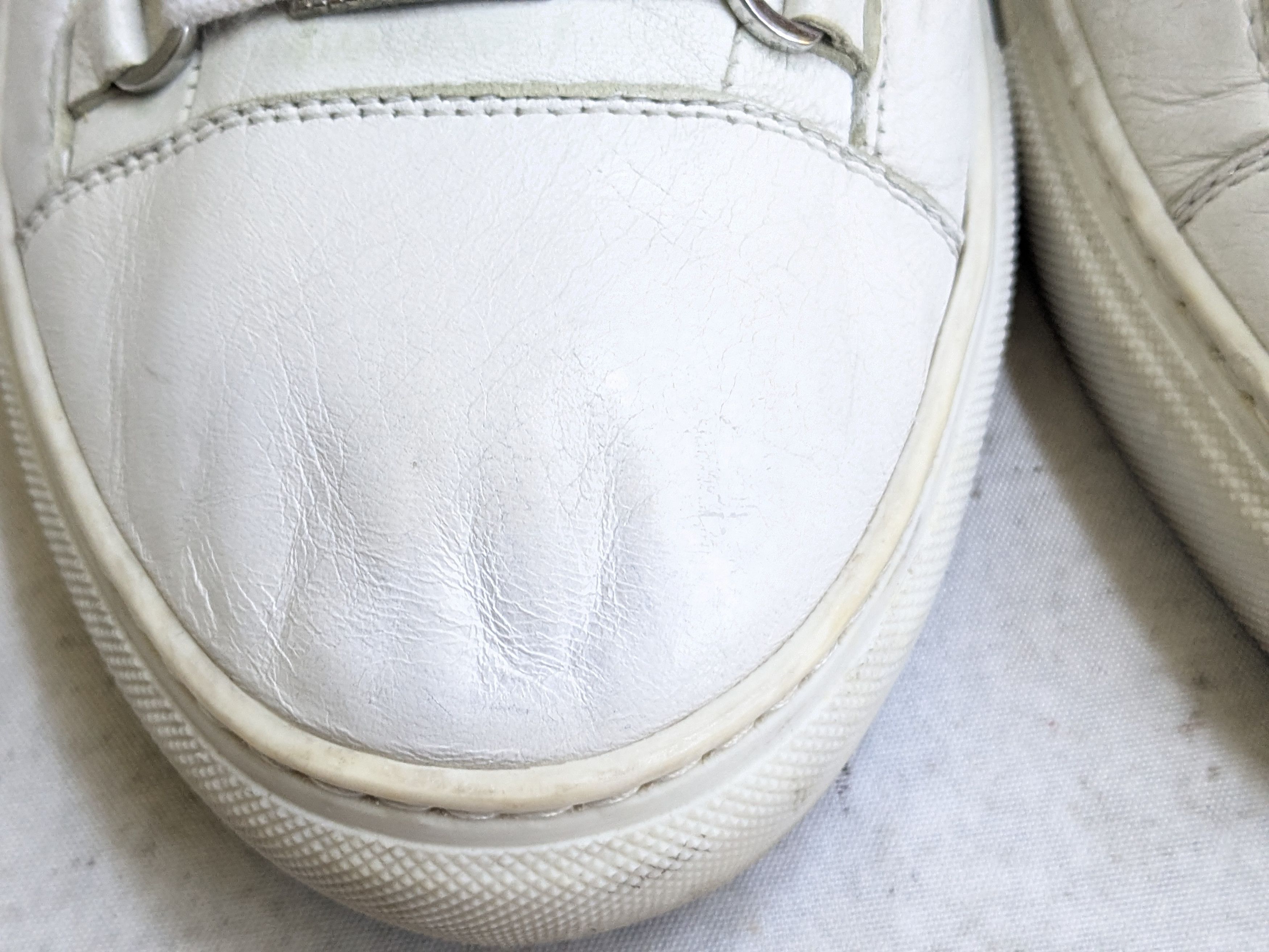 Balenciaga Balenciaga Arena Sneakers White 14 47 Low Tops Leather Size US 14 / EU 47 - 2 Thumbnail
