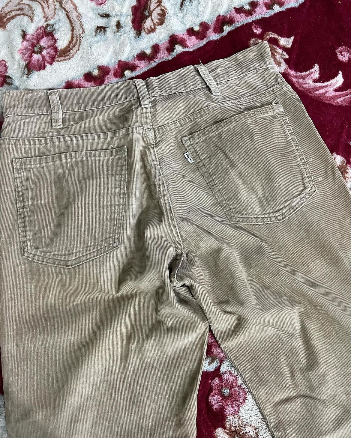 Levi's × Vintage Vintage 1970’s Levis 646 Corduroy Pants Top Button 29 Size US 32 / EU 48 - 7 Thumbnail