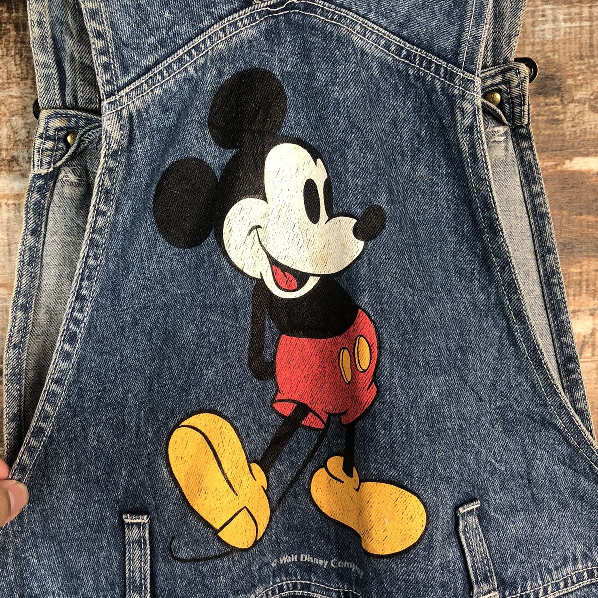 Mickey Mouse Poppins Mickey Mouse Overalls Denim #A2108 Size US 30 / EU 46 - 17 Thumbnail