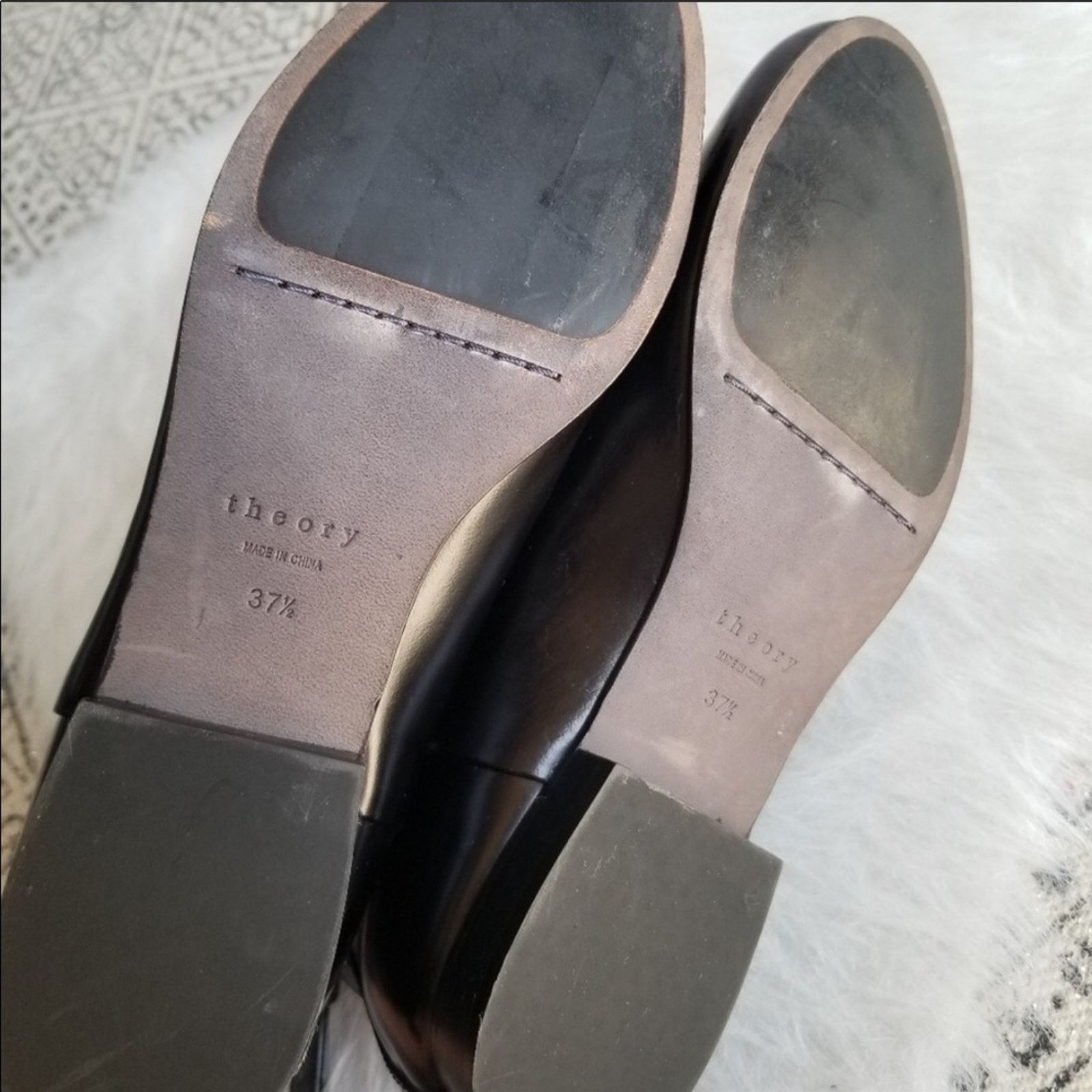 Theory THEORY Black Miriam Patent Leather Ankle Boot Booties 7.5 Size US 7.5 / EU 40-41 - 3 Thumbnail
