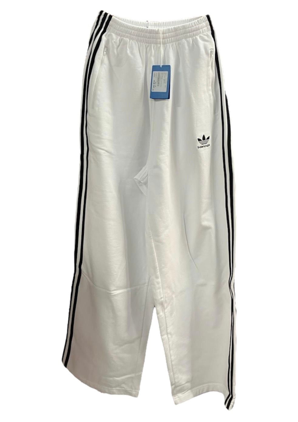 Pre-owned Adidas X Balenciaga Findbalenciaga X Adidas Sweatpants In White