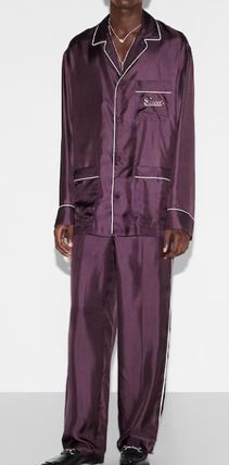 Gucci o1loc1c1125 817080 Printed Panama Silk Shirt in Multicolor Size US S / EU 44-46 / 1 - 5 Thumbnail