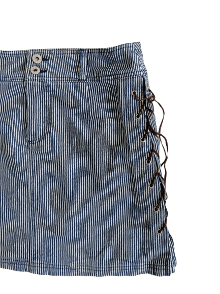 Japanese Brand Vintage Hickory Mini Skirts Japanese Brand Size 30" / US 8 / IT 44 - 3 Thumbnail