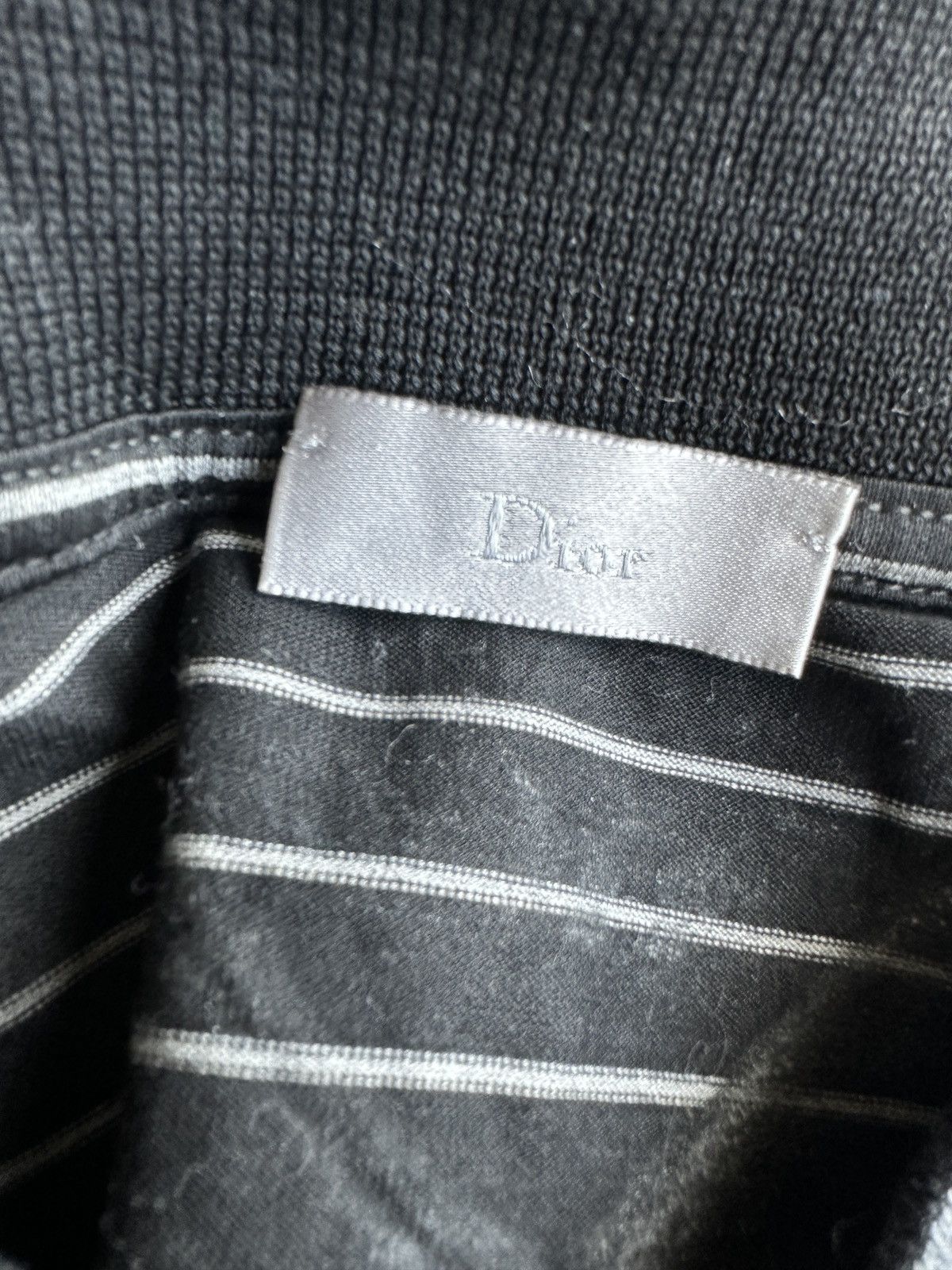 Dior × Hedi Slimane Dior Homme AW03 "Luster" Waxed polo Size US L / EU 52-54 / 3 - 18 Thumbnail