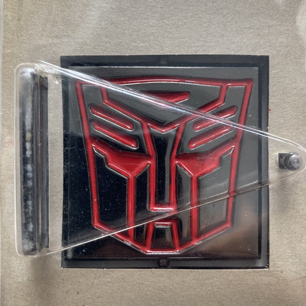 Transformers TRANSFORMERS AUTOBOT DECEPTICON REVERSIBLE BELT BUCKLE 2005 Size ONE SIZE - 5 Thumbnail