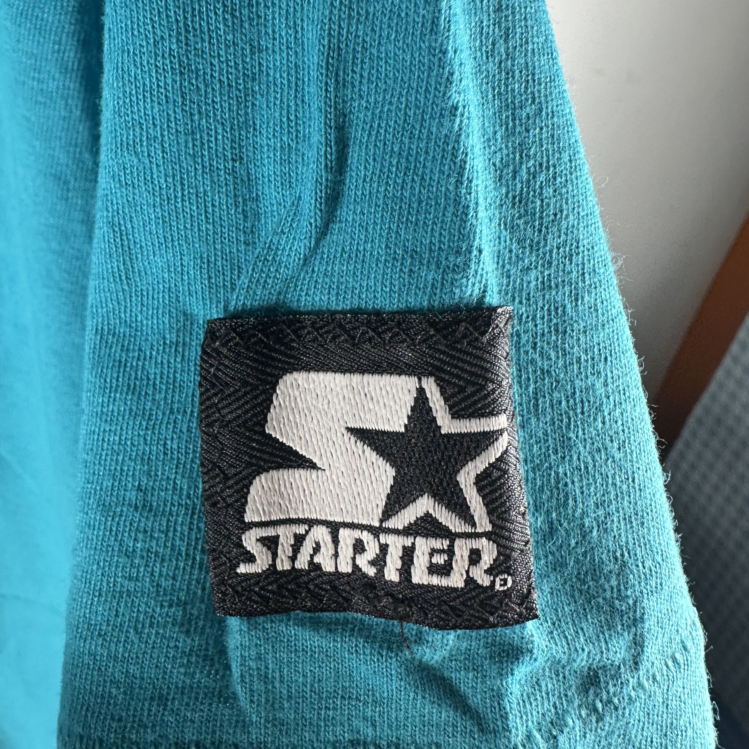 Vintage ​​1994 San Jose Sharks Reveal The Teal NHL Graphic T-shirt Size US L / EU 52-54 / 3 - 6 Thumbnail