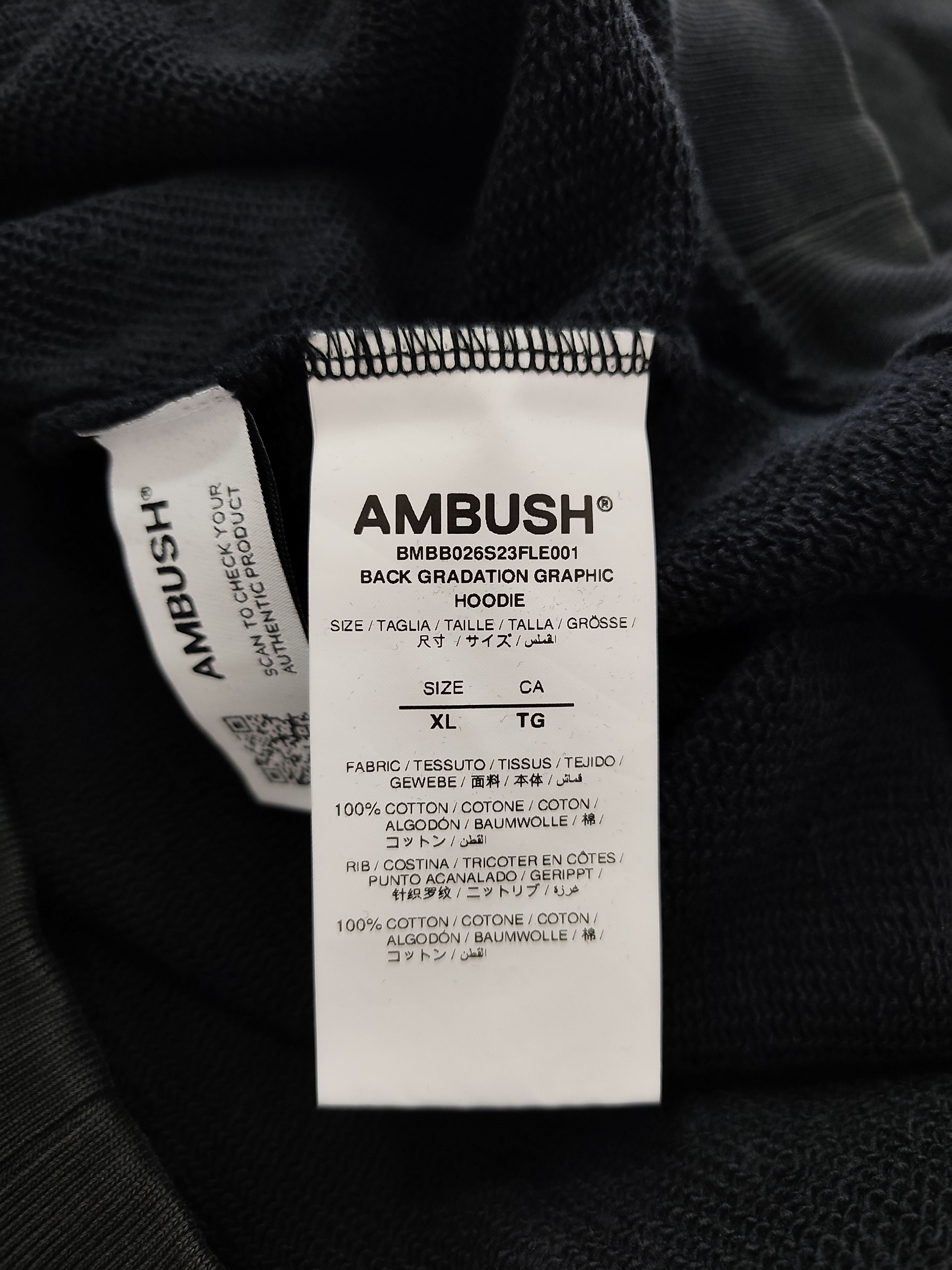 Ambush Design Ambush "Gradation Graphic Hoodie" Size US XL / EU 56 / 4 - 5 Thumbnail
