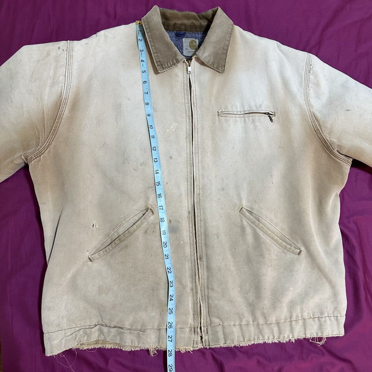 Carhartt 1970’s Vintage Carhartt Detroit Jacket XL Tan 6BLJ Blanket Size US XL / EU 56 / 4 - 11 Thumbnail