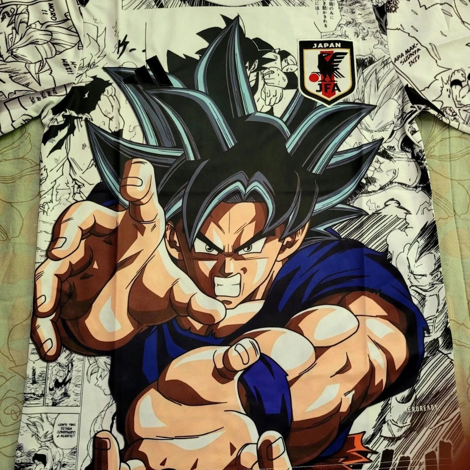 Other Japan Anime Soccer Jersey Gogeta Dragon Ball Blue Edition Size US M / EU 48-50 / 2 - 2 Thumbnail
