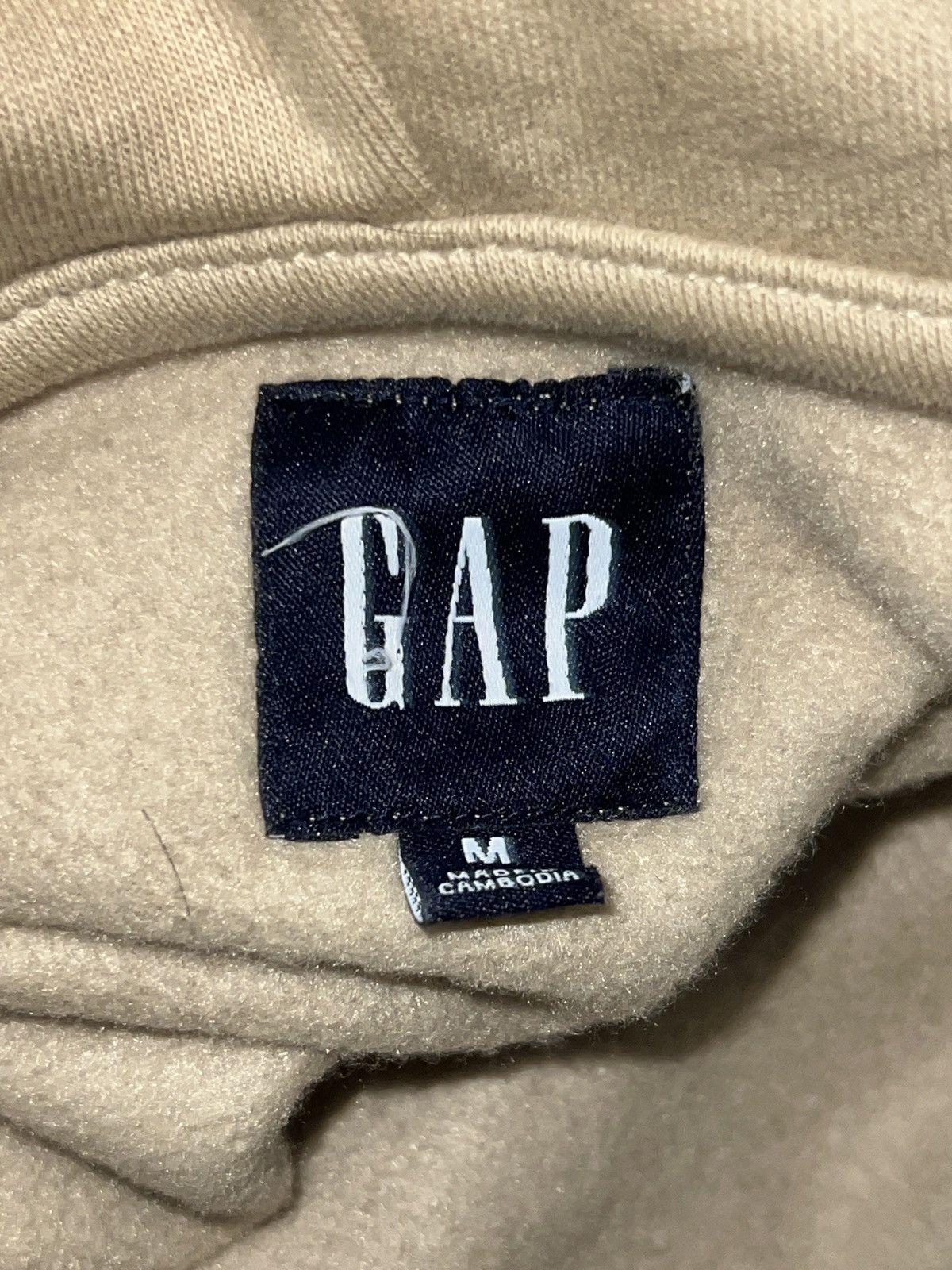 Gap Gap Tan Zip Up Hoodie Size US M / EU 48-50 / 2 - 3 Thumbnail