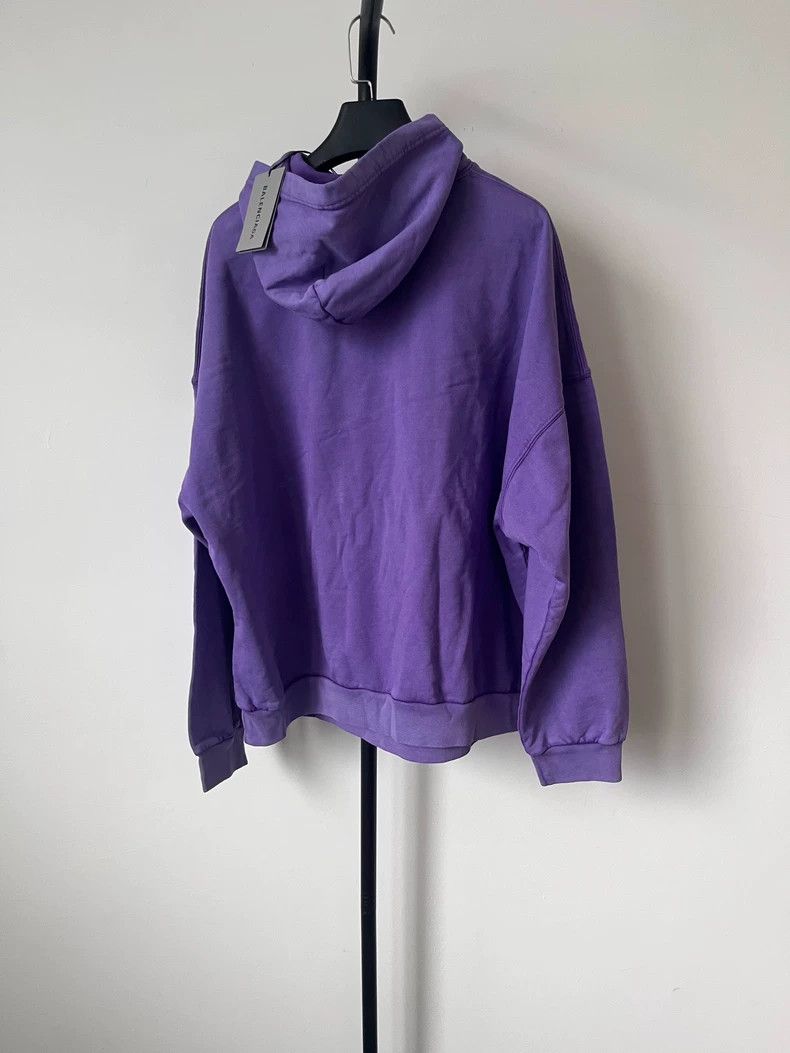 Balenciaga Balenciaga Letter Hooded Pullover Sweatshirt Size M / US 6-8 / IT 42-44 - 2 Thumbnail