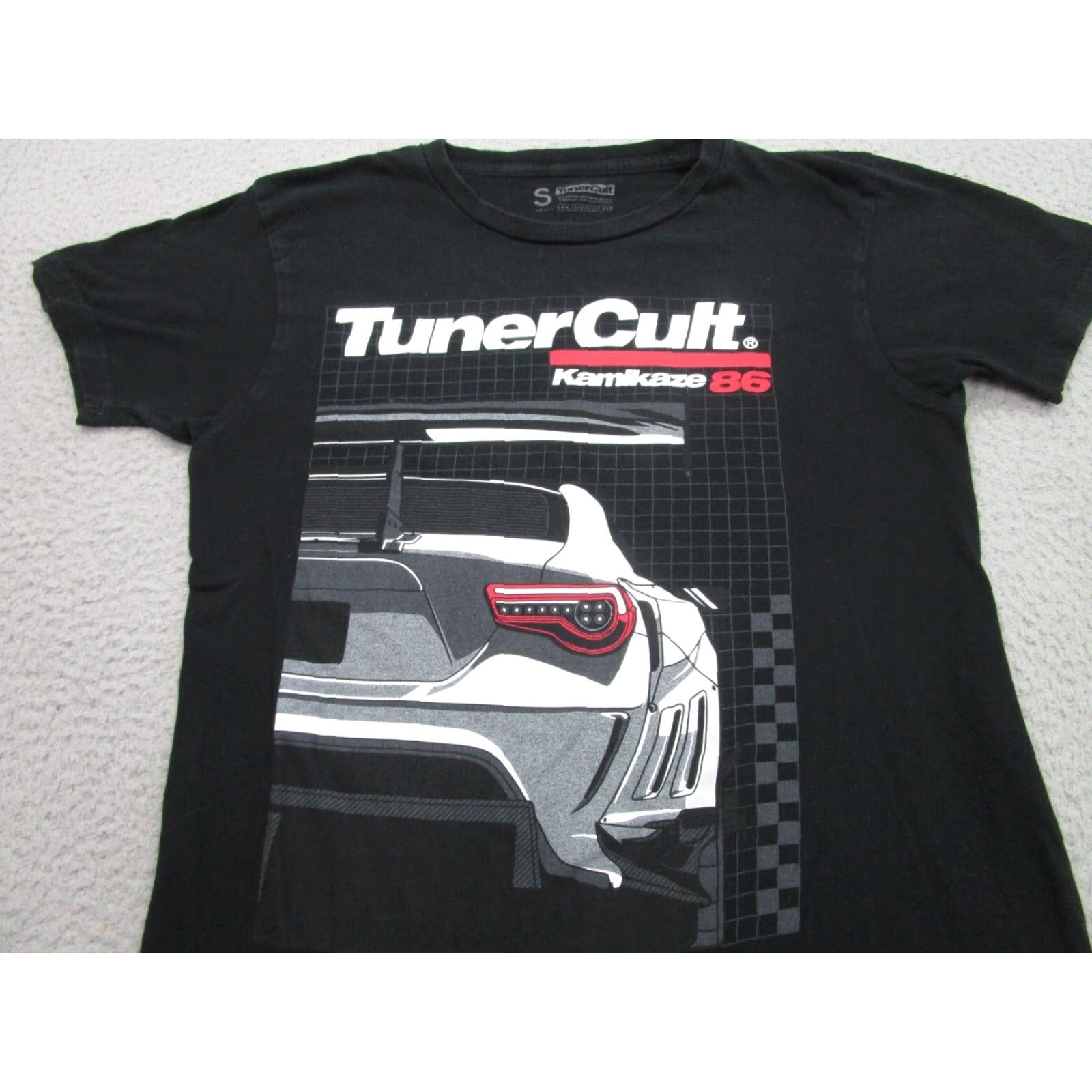 Vintage Tuner Cult Shirt Mens S Black Kamikaze 86 Street Racing Import Automotive Cars T-Shirt Size US S / EU 44-46 / 1 - 2 Thumbnail