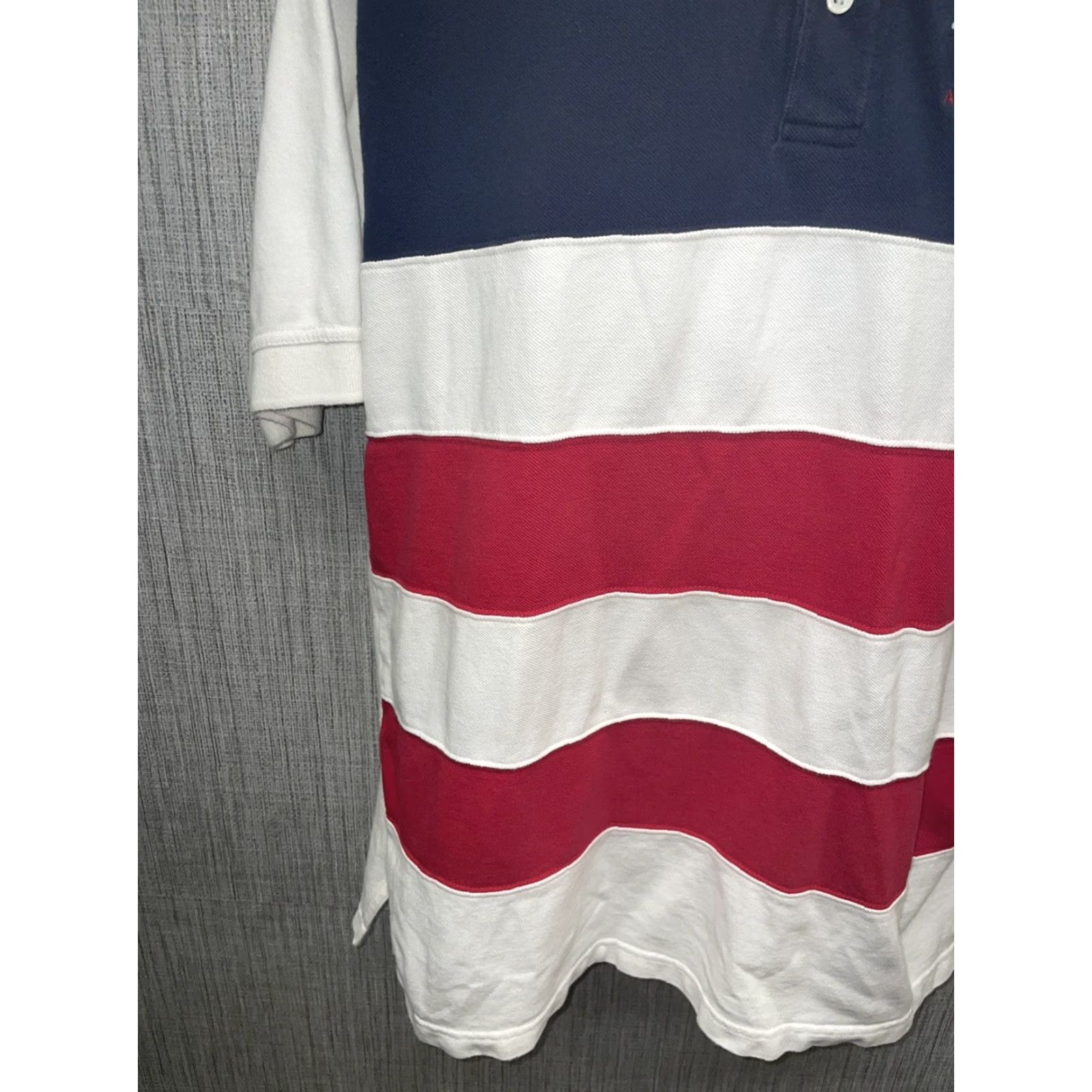Vintage DisneyLand Polo Mens XL 100% Cotton White/Dark Blue Polo White Dark Blue 100% Cotton Men XL DisneyLand Polo Size US XL / EU 56 / 4 - 3 Thumbnail