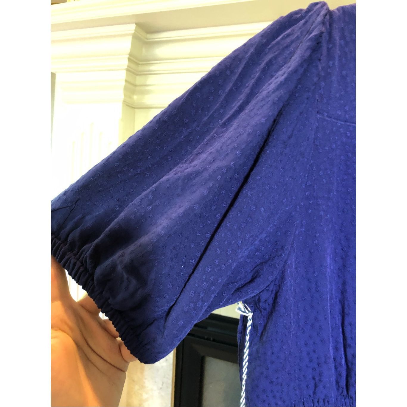 Other Draper James RSVP Women’s Formal Blue Short Sleeve V Neck Dr Size S / US 4 / IT 40 - 3 Thumbnail
