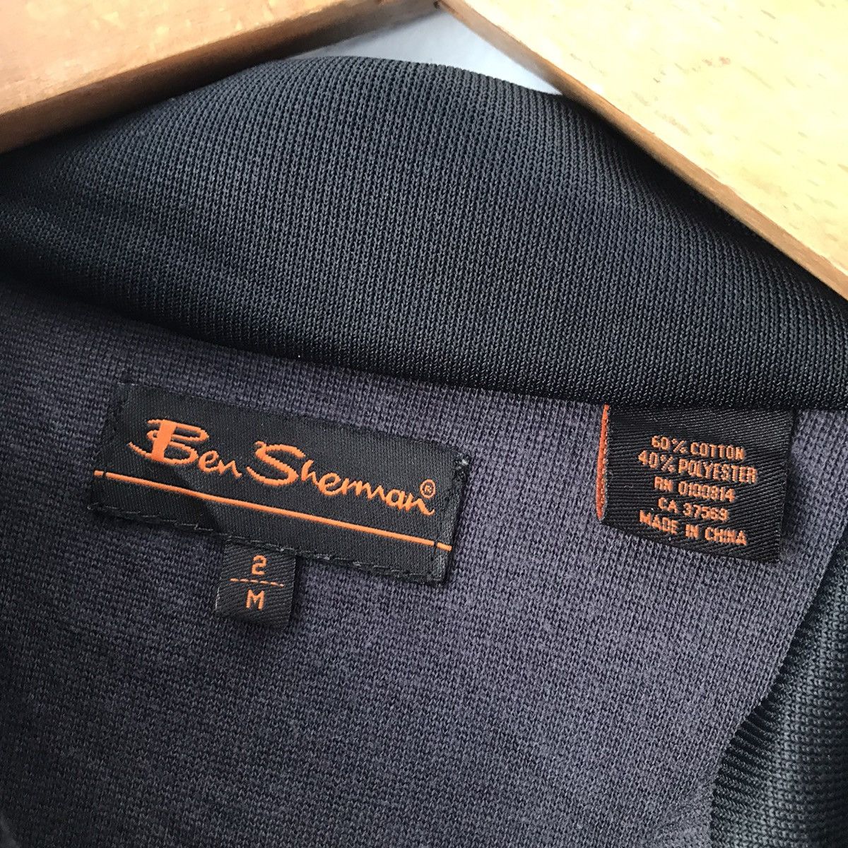 Ben Sherman × Vintage Vintage Ben Sherman Retro Track Tracktop Jacket Oasis noel Size US M / EU 48-50 / 2 - 10 Thumbnail