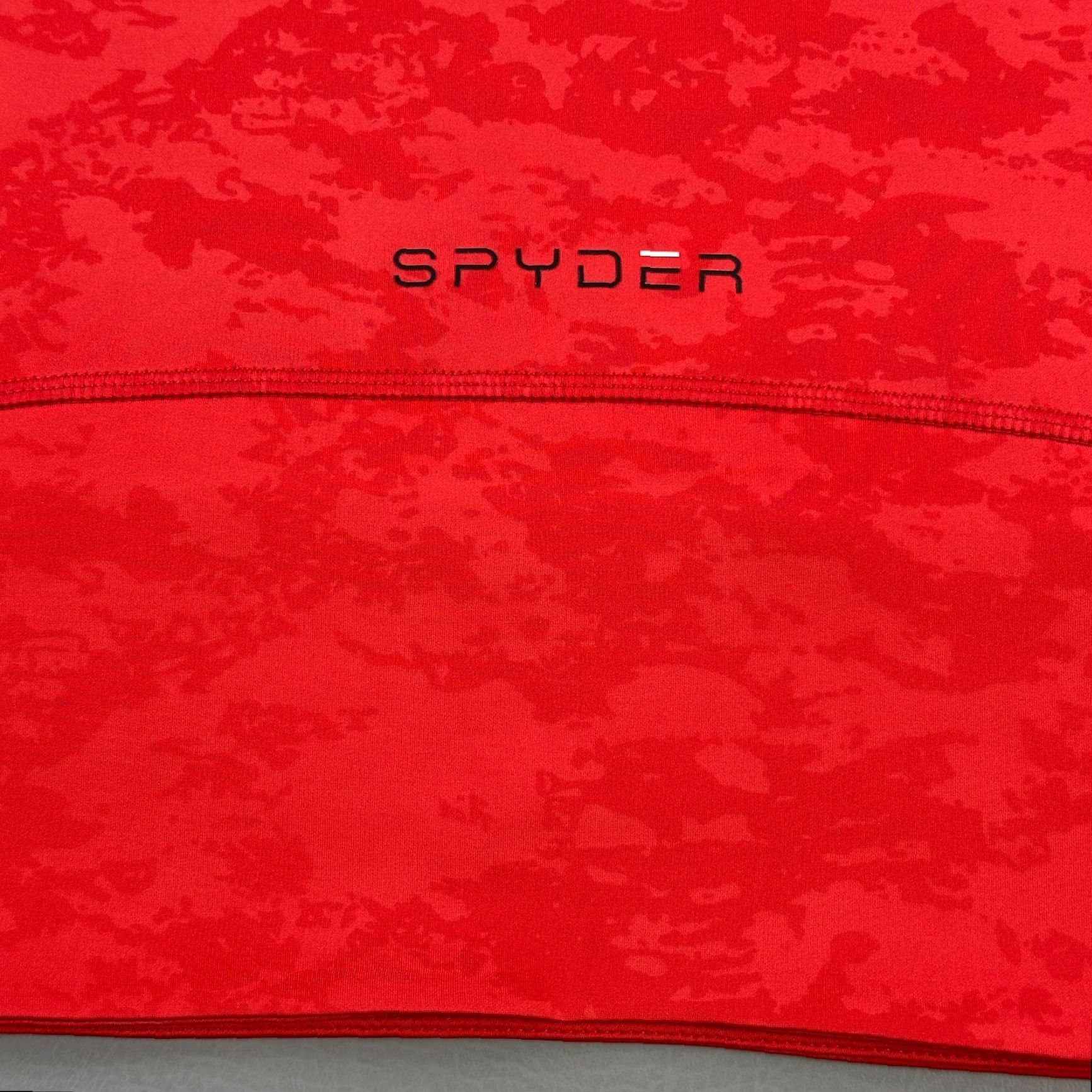 Spyder Spyder Active Pullover Women’s Large Red Camouflage 1/4 Zip Performance Athleisure Gym Shirt Size L / US 10 / IT 46 - 7 Thumbnail