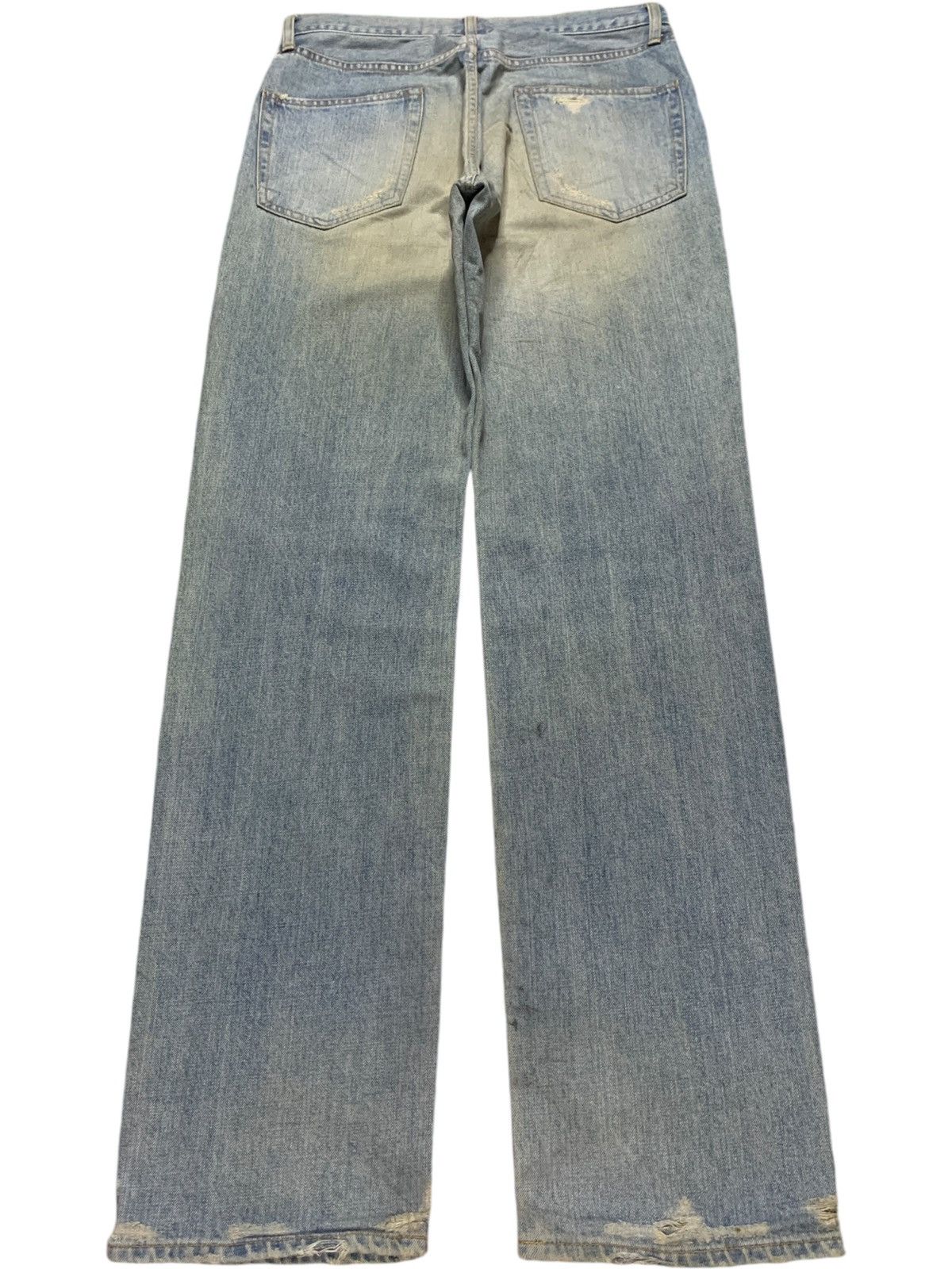 Japanese Brand × Kapital Vintage Japanese Blue Way Rusty Mud Wash Distress Loose Jean Size US 32 / EU 48 - 2 Thumbnail