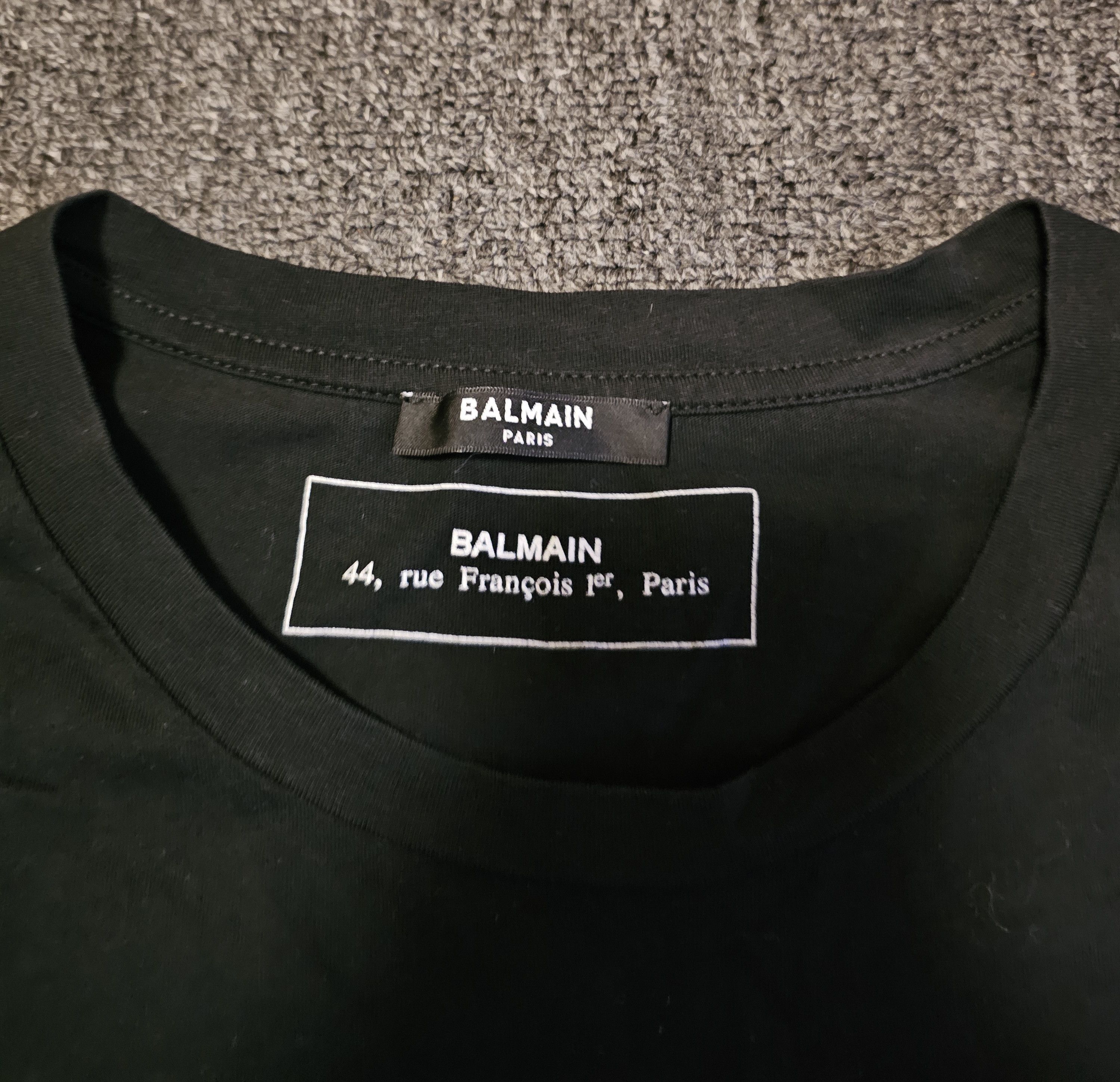 Balmain Balmain Men's Color Logo T-Shirt Size L Size US L / EU 52-54 / 3 - 3 Thumbnail
