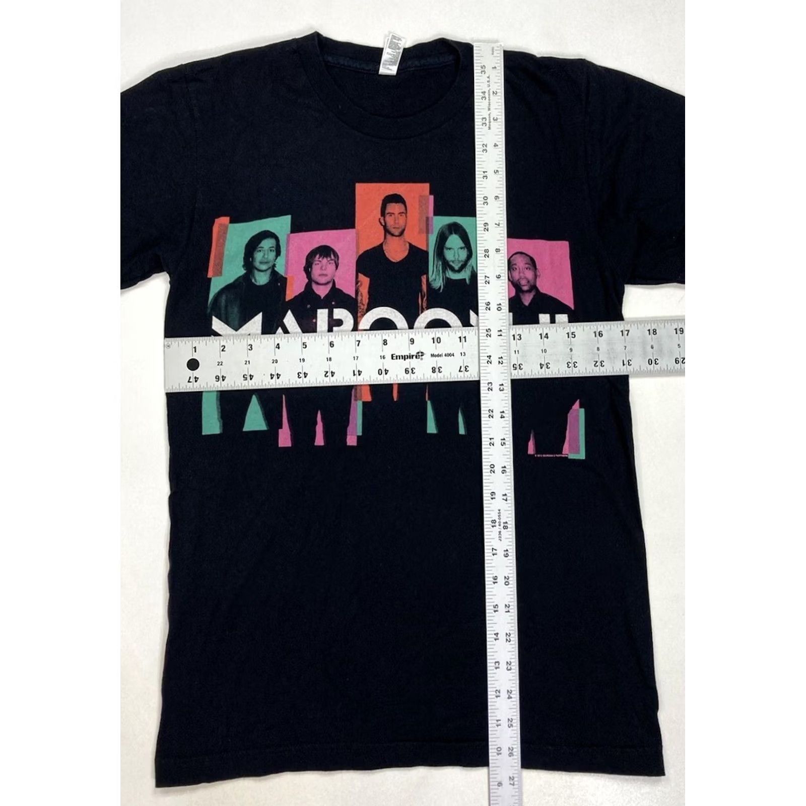 American Apparel Maroon 5 North American Tour 2013 Graphic T-shirt Women Small Black Music Size S / US 4 / IT 40 - 6 Thumbnail